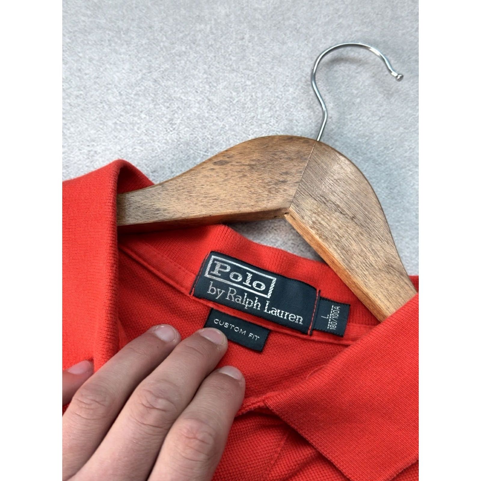 Polo Ralph Lauren VINTAGE Polo Ralph Lauren Polo Shirt Orange Y2K Chief Keef Style L Polo Shirt Mens Polo Ralph Lauren Big Pony Shirt Size US L / EU 52-54 / 3 - 4 Thumbnail