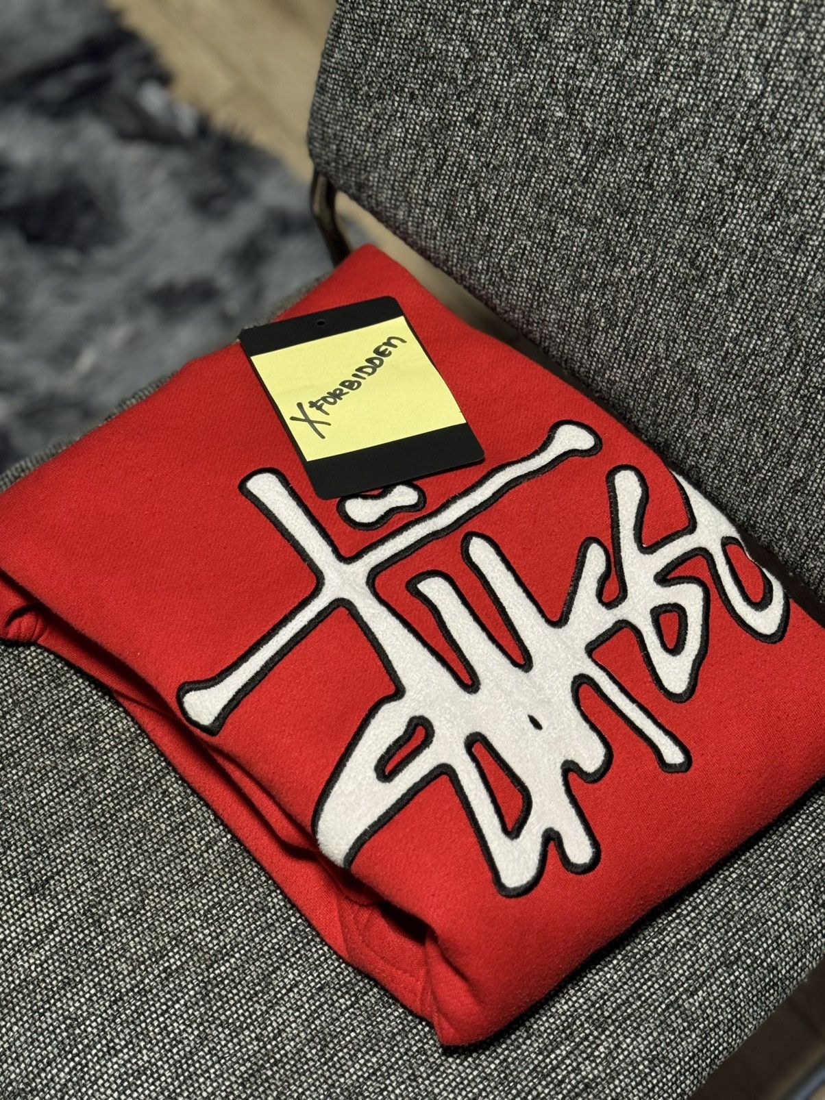 Stussy Authentic Stüssy Workwear Hoodie - Archive / Y2K Era - Red Size US XL / EU 56 / 4 - 10 Thumbnail