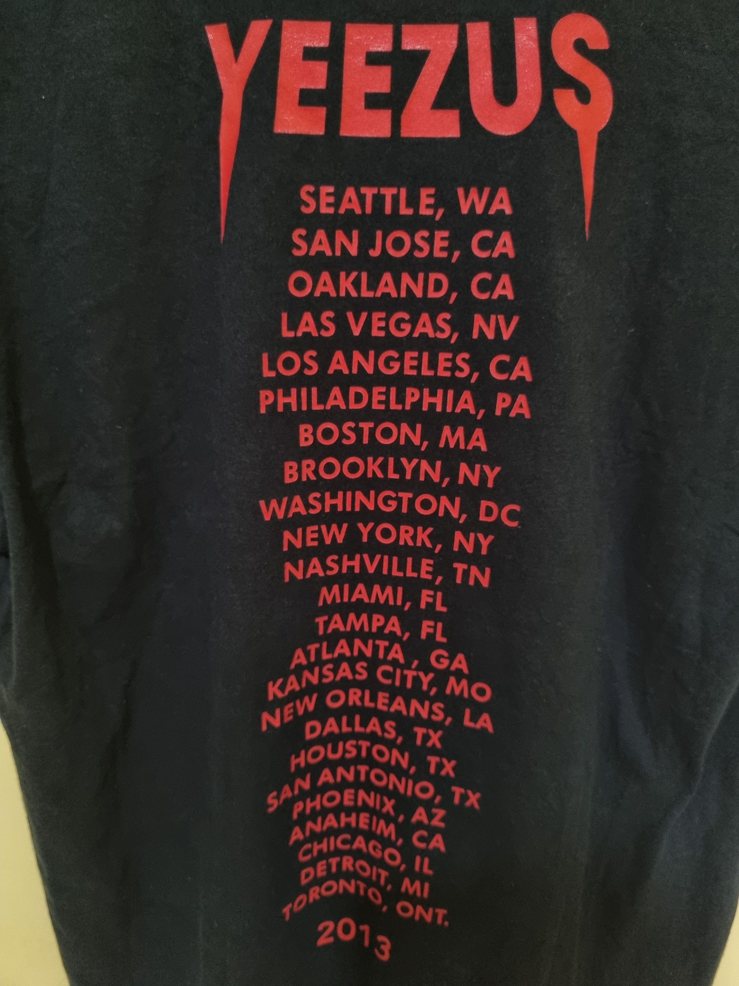 Band Tees × Rap Tees YEZZY YEEZUS TOUR Size US L / EU 52-54 / 3 - 8 Thumbnail