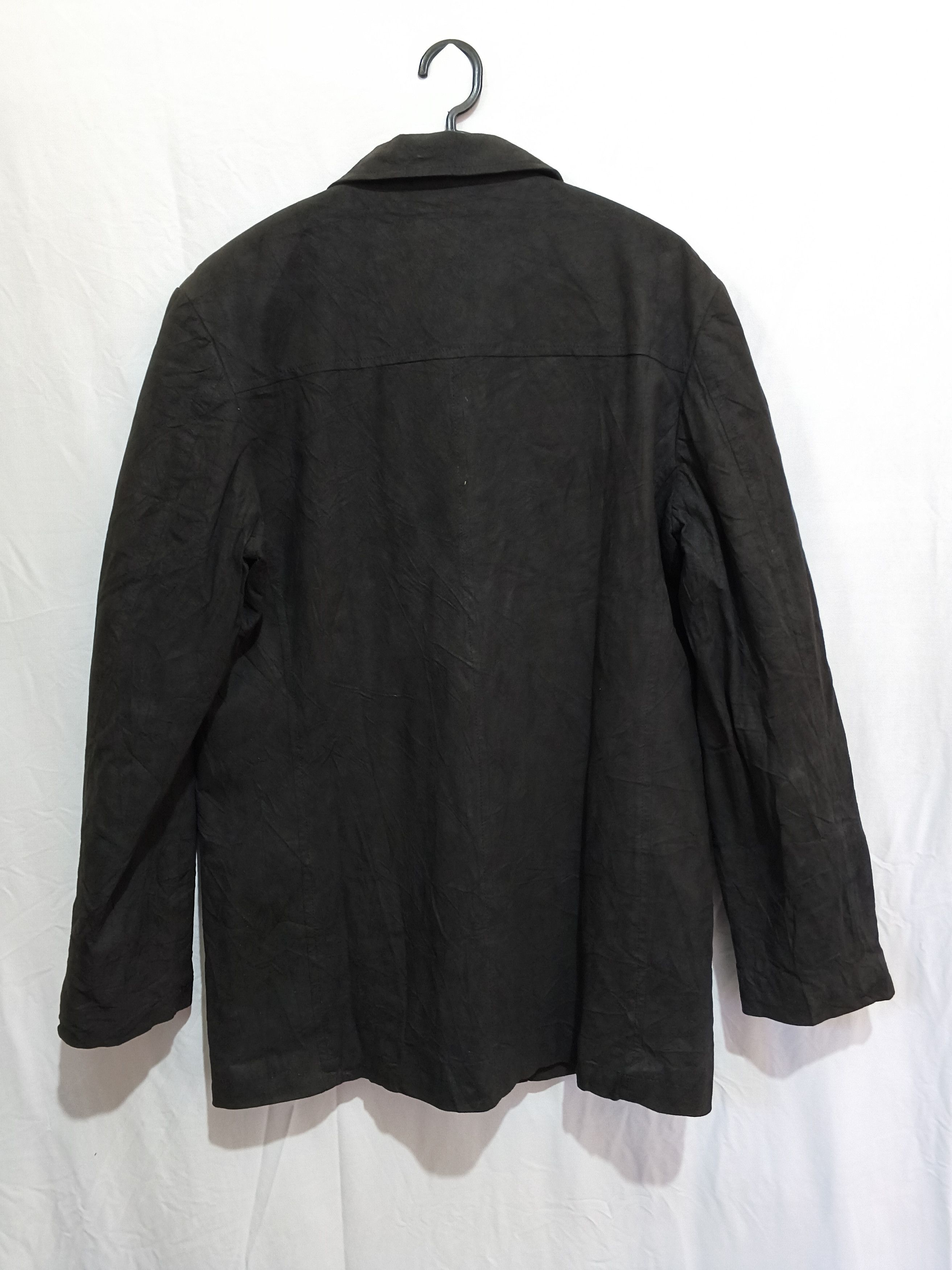 Yohji Yamamoto japanese archive INED Homme Black Zip Jacket Coat Quilted Size US M / EU 48-50 / 2 - 2 Thumbnail