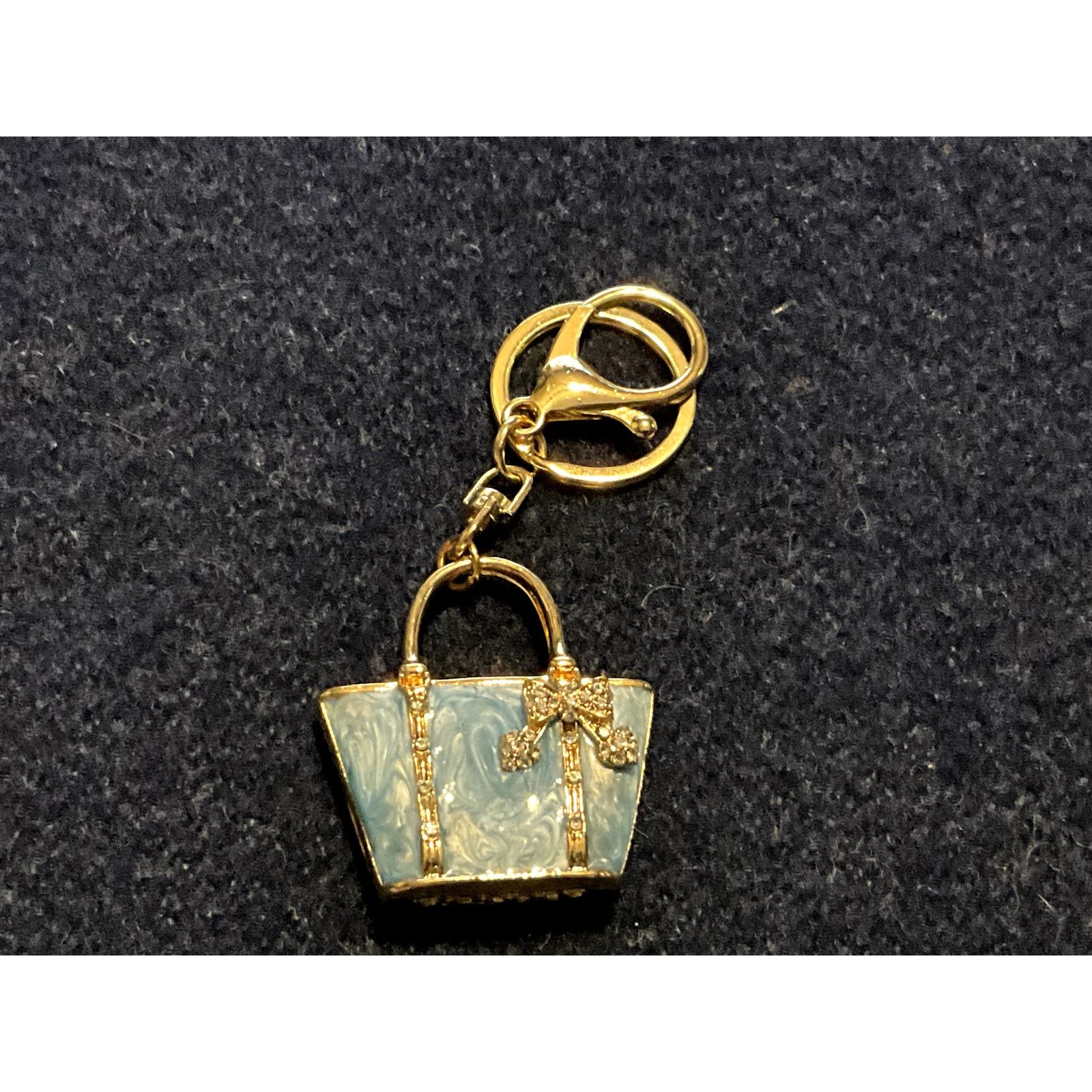Other Handbag Shaped Rhiestone Enamel Keychain Size ONE SIZE - 2 Thumbnail