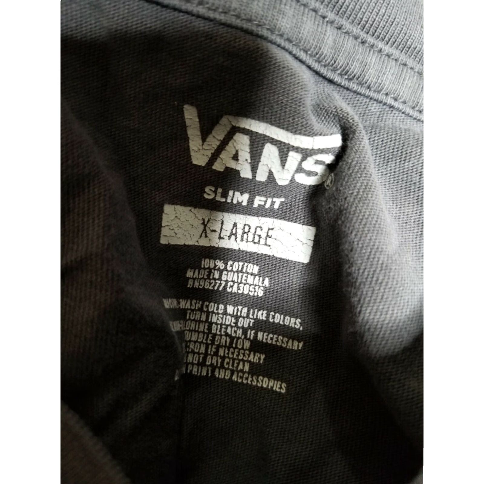 Vans VANS DAZED EGG SHIRT T SHIRT Casual Logo Smiley Face Skate Dark Gray XL Men’s Vintage? Size US XL / EU 56 / 4 - 5 Thumbnail