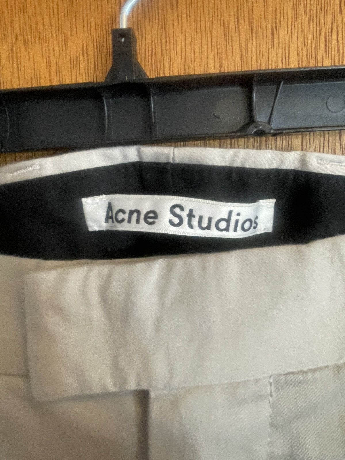 Acne Studios Acne Studios Tan Max Satin Pants Trouser Size US 36 / EU 52 - 2 Thumbnail