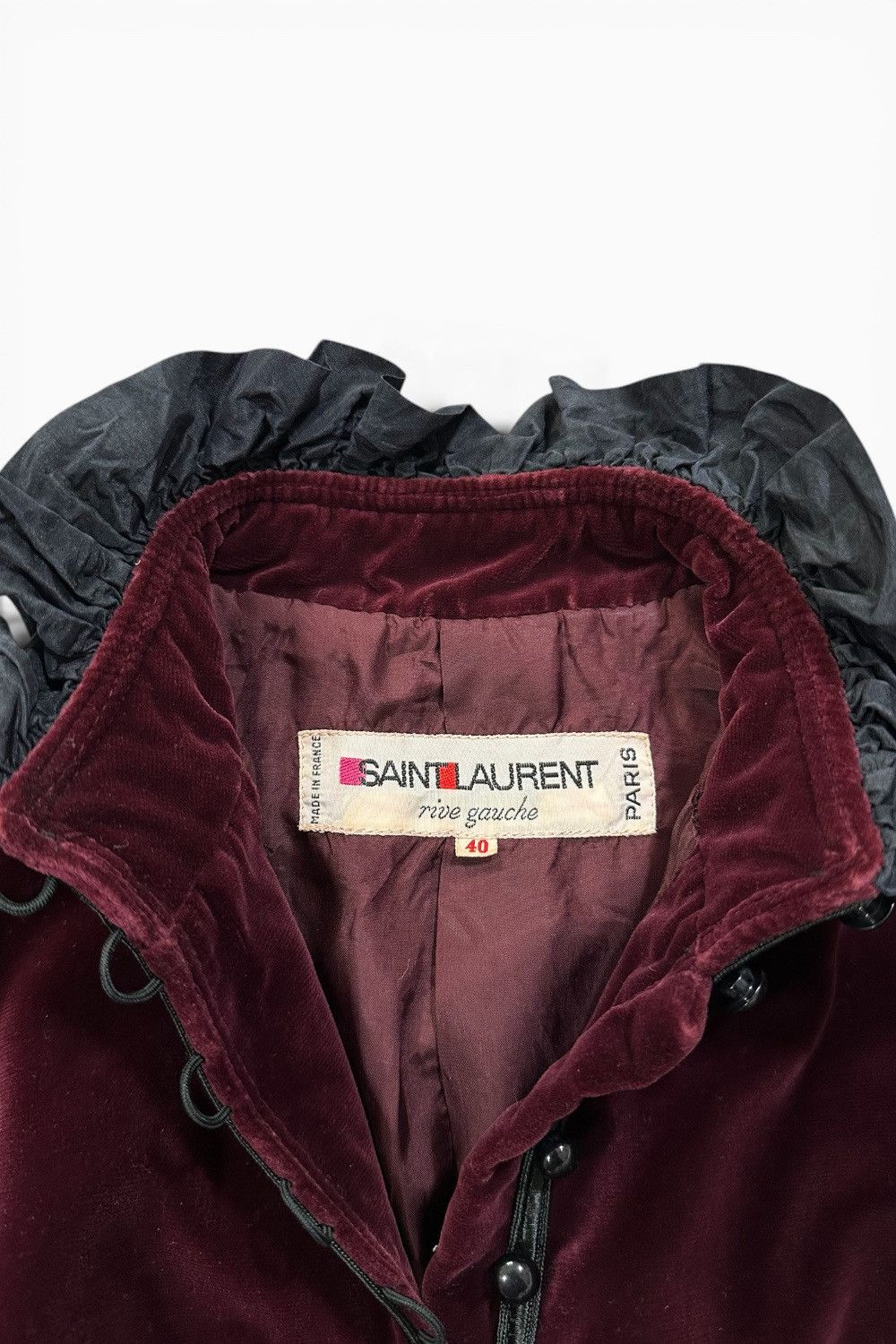 Yves Saint Laurent 1977 Velvet Vampire Jacket by Yves Saint Laurent Size S / US 4 / IT 40 - 9 Thumbnail