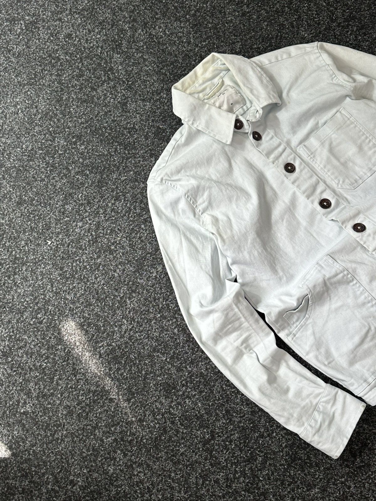 Percival 🚨Percival Wellington Over Shirt rare luxury jacket light blu Size US M / EU 48-50 / 2 - 2 Thumbnail