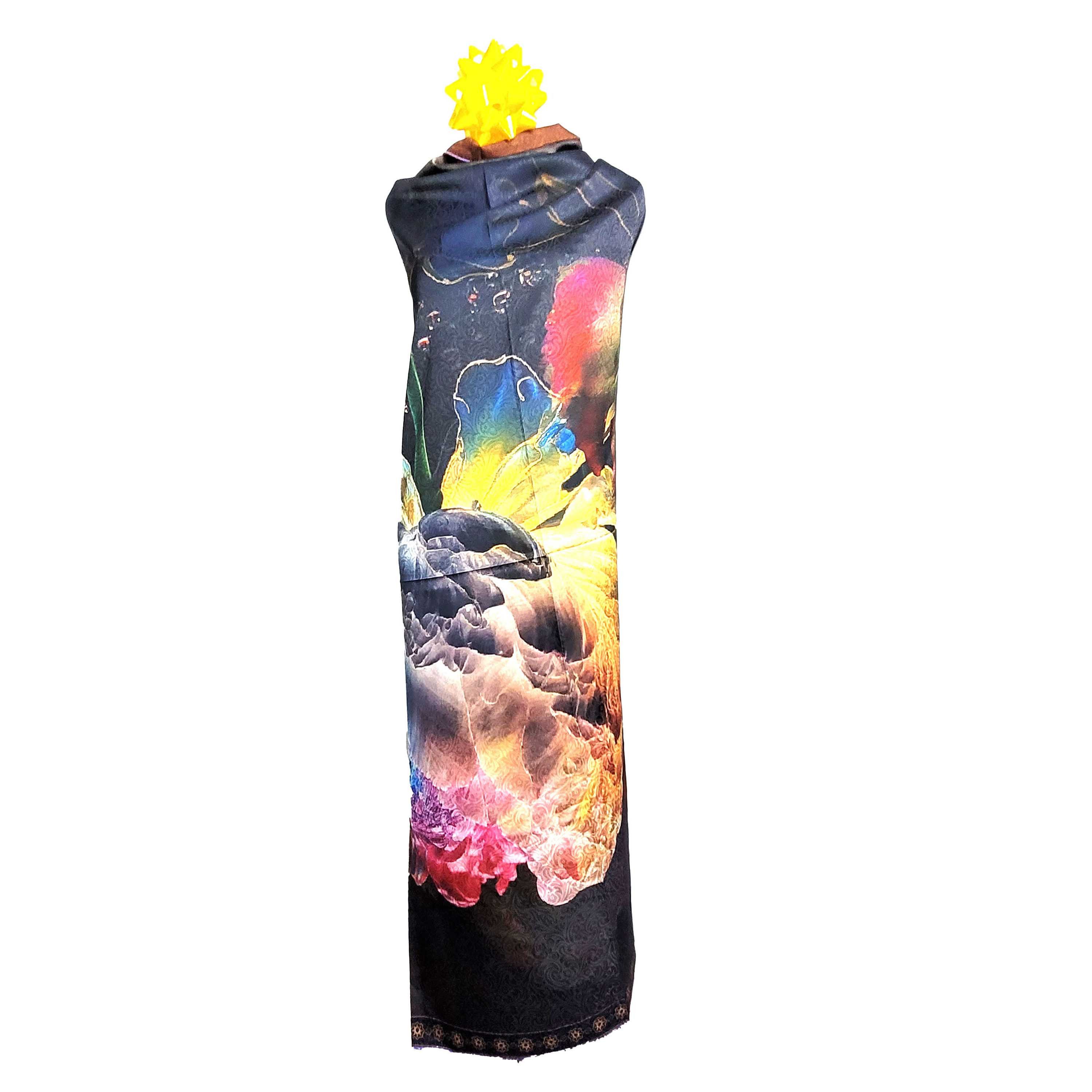 Other NWT Double Sided Silk Scarf 52"x52" Large Square Wrap 3201 Size ONE SIZE - 8 Thumbnail