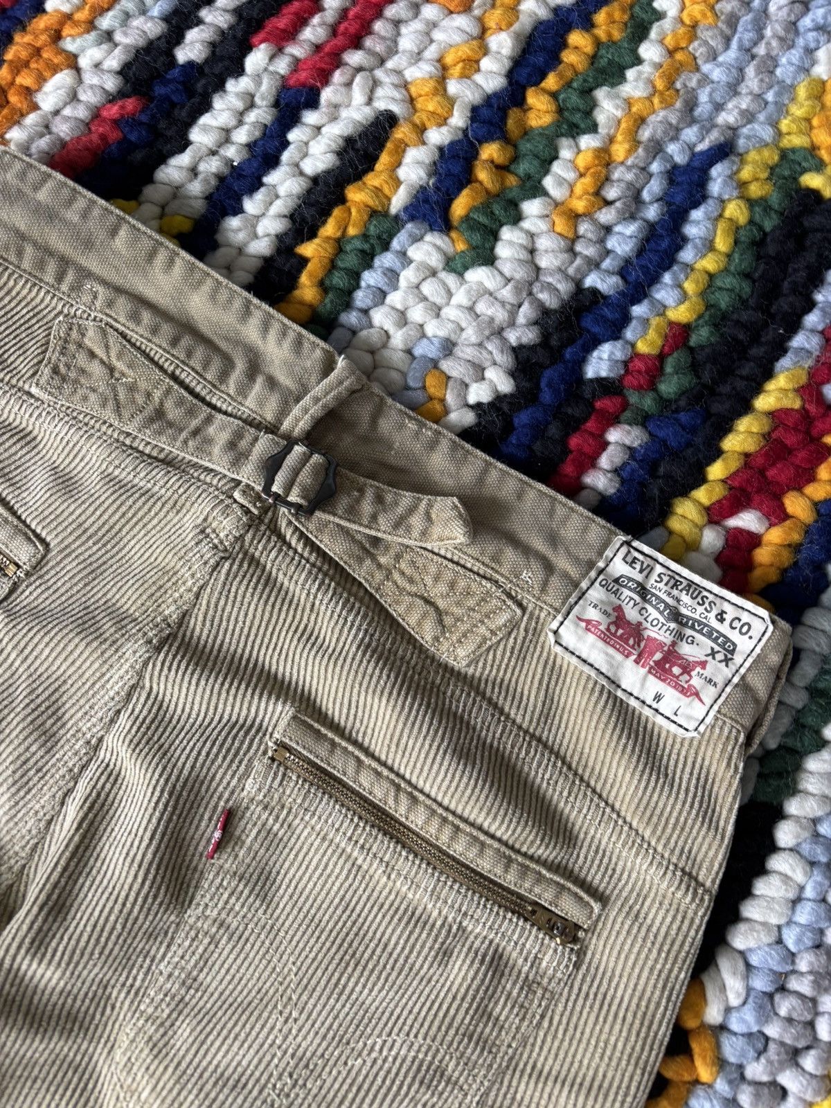 Levi's Levis Engineered Style Buckleback Corduroy Pants Size US 34 / EU 50 - 2 Thumbnail