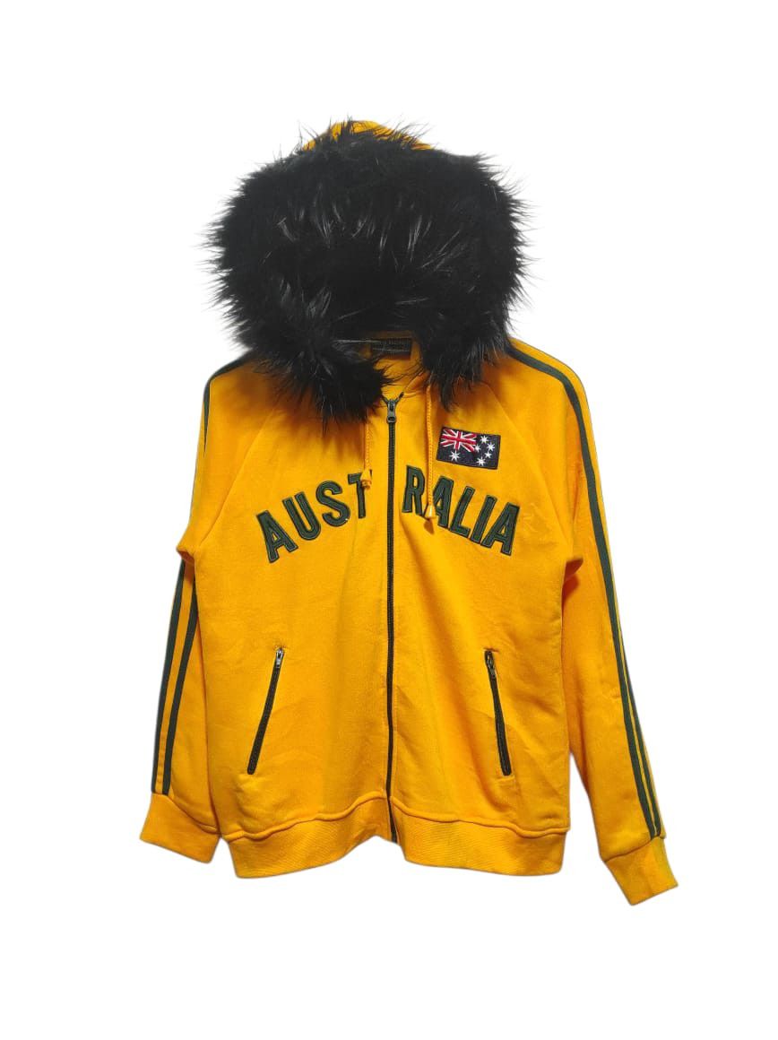 Japanese Brand Hoxley Australia yellow zip fur hoodie ifsix LGB style Size US S / EU 44-46 / 1 - 1 Thumbnail