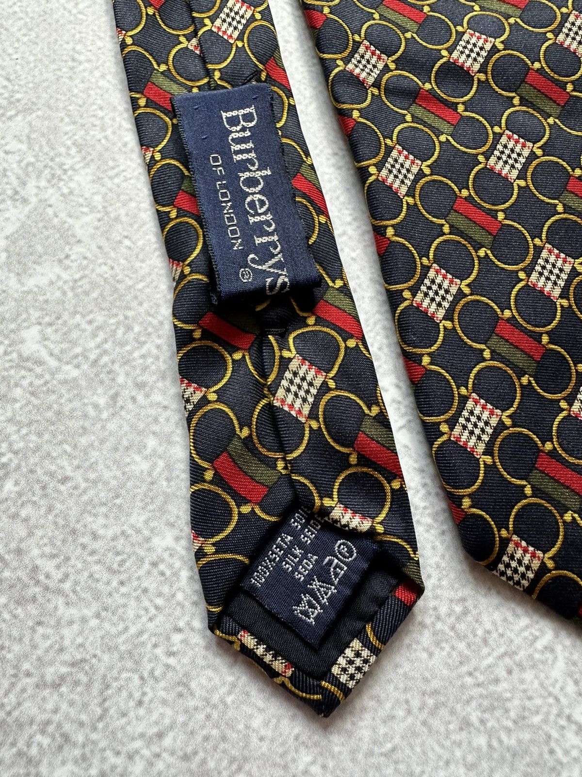Burberry × Designer × Vintage Ties Burberrys of London Vintage 100% silk Size ONE SIZE - 3 Thumbnail