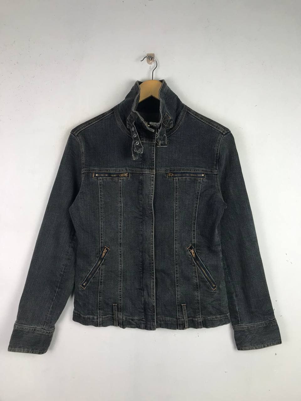 Vintage Bondage denim Jacket Punk Rare Design