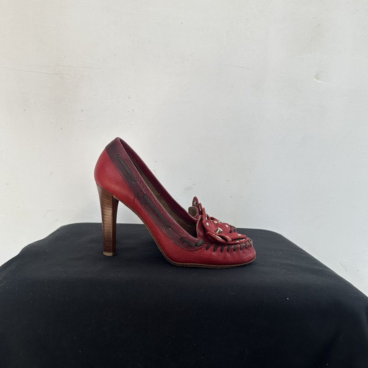 Miu Miu RARE MIU MIU archive ITALY BY PRADA HEELS Size US 6.5 / IT 36.5 - 1 Thumbnail