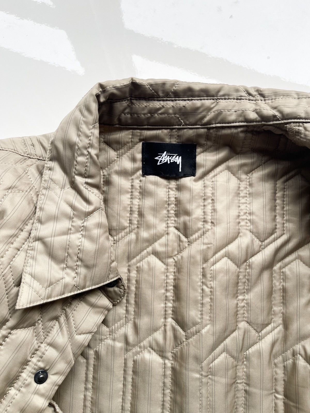 Stussy Stussy 3M Thinsulate Unisex Quilted Overshirt Size US XS / EU 42 / 0 - 4 Thumbnail