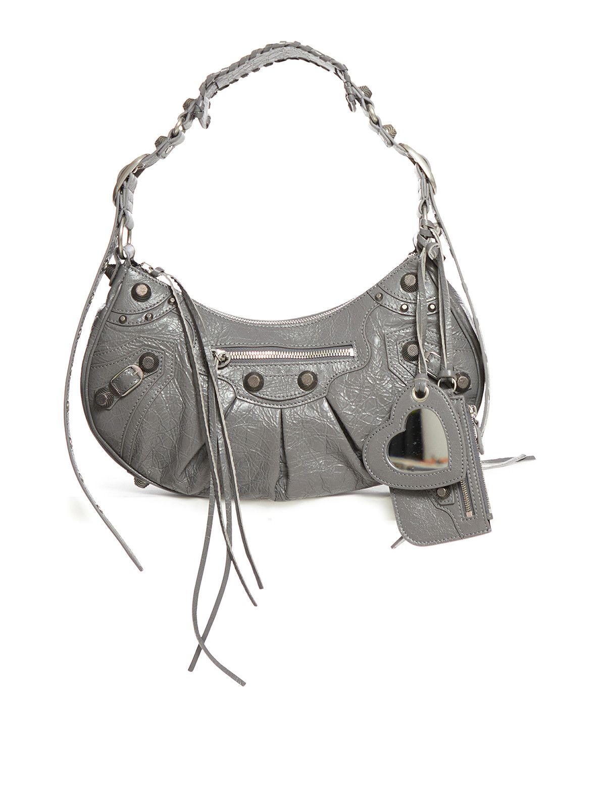 Balenciaga o1s1rm0725 Size: OS / Le Cagole Small Shoulder Bag in Grey Size ONE SIZE - 1 Thumbnail
