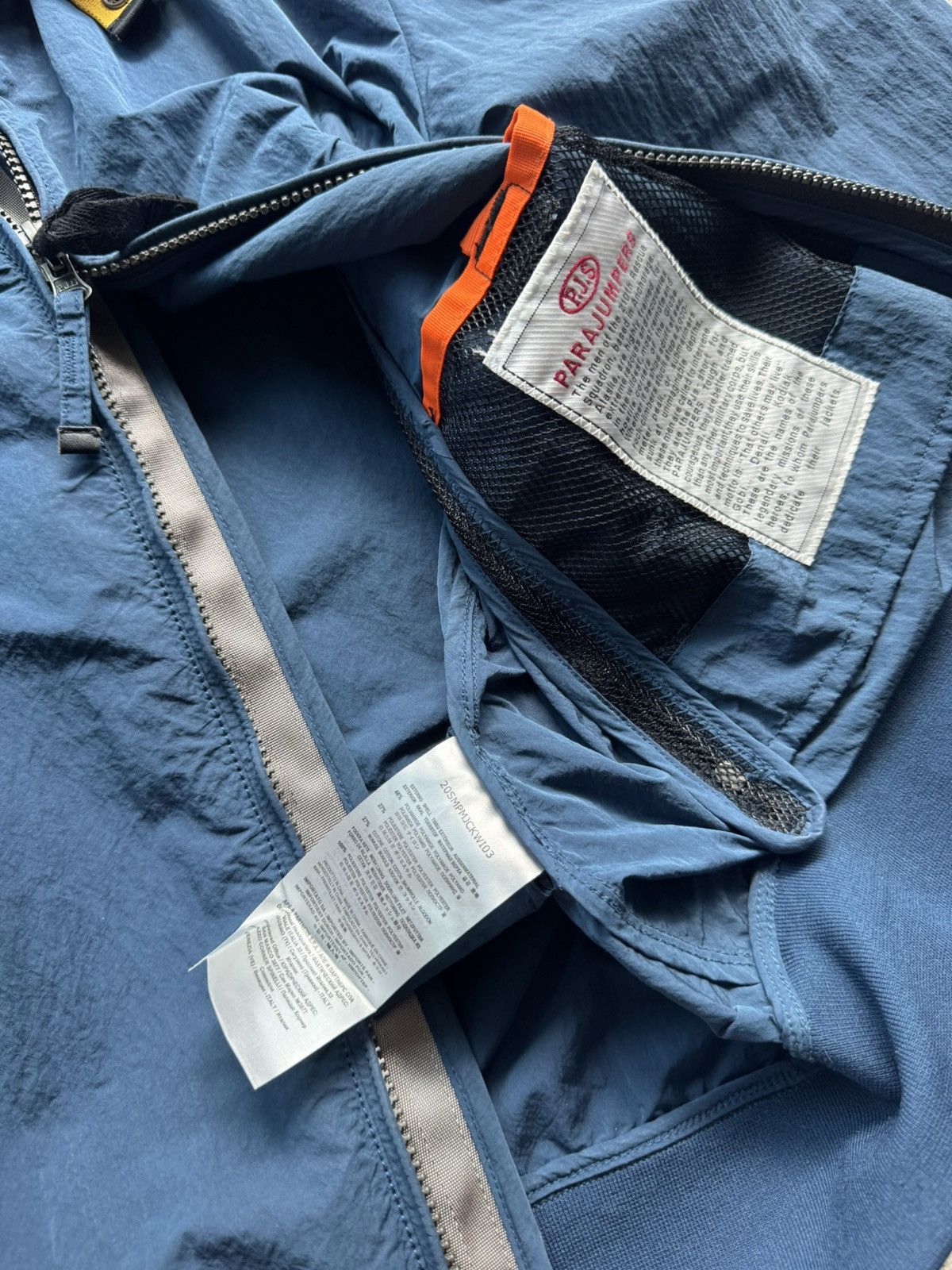 Parajumpers Parajumpers Shimmer Blue Windbreaker Jacket Size L Size US L / EU 52-54 / 3 - 13 Thumbnail