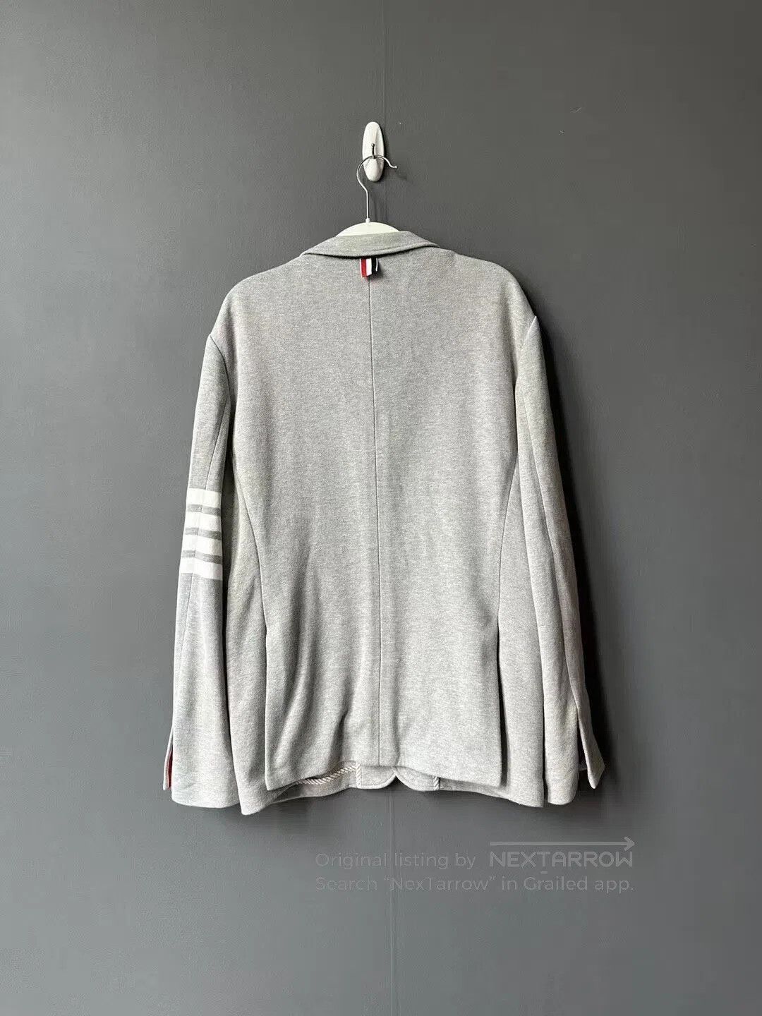 Thom Browne Thom Browne Grey Sleeve Patch Blazer| Size 40S - 2 Thumbnail