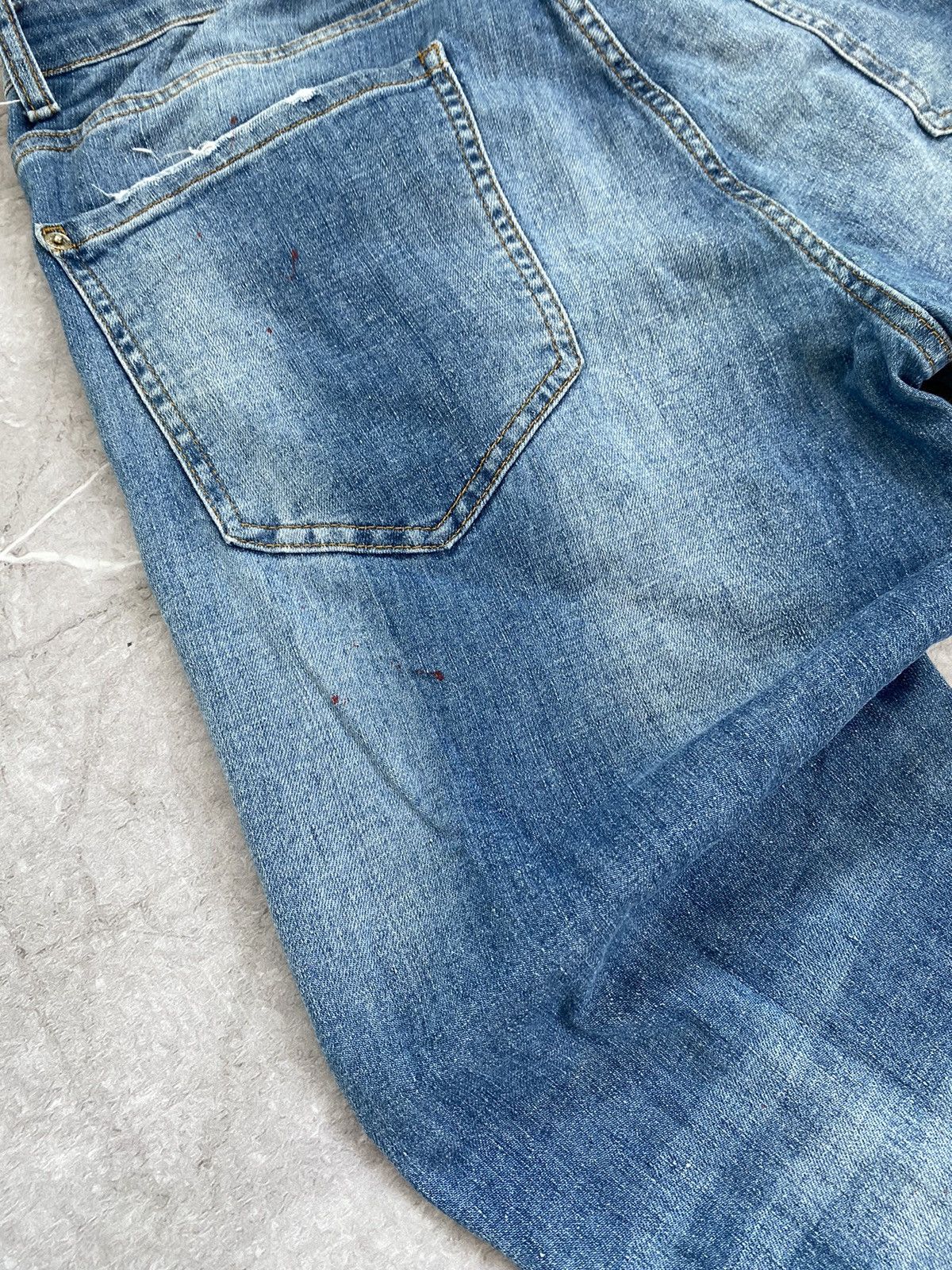Dsquared2 Dsquared2 Jeans Distressed Slim Jean Paint Splatter Italy Size US 32 / EU 48 - 6 Thumbnail