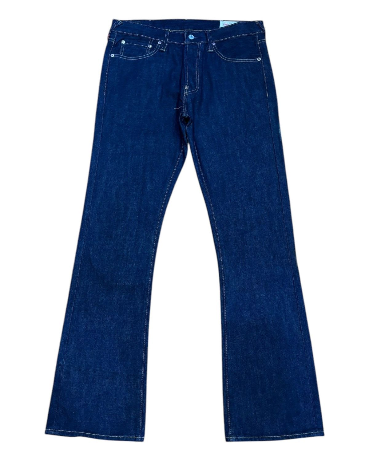 If Six Was Nine Flare Jeans Japanese Brand Evisu Bootcut Camo Denim Jeans Size US 32 / EU 48 - 6 Thumbnail