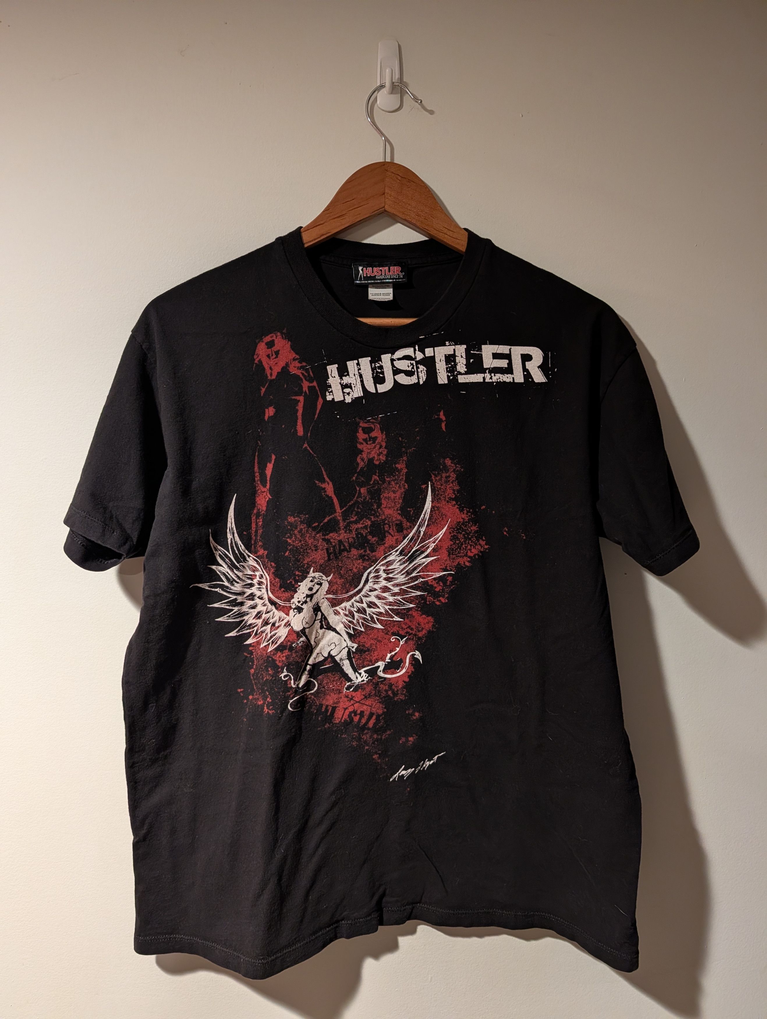 Hustle Gang Hustler Magazine T-Shirt Larry Flynt Logo Graphic Adult Size US L / EU 52-54 / 3 - 1 Thumbnail