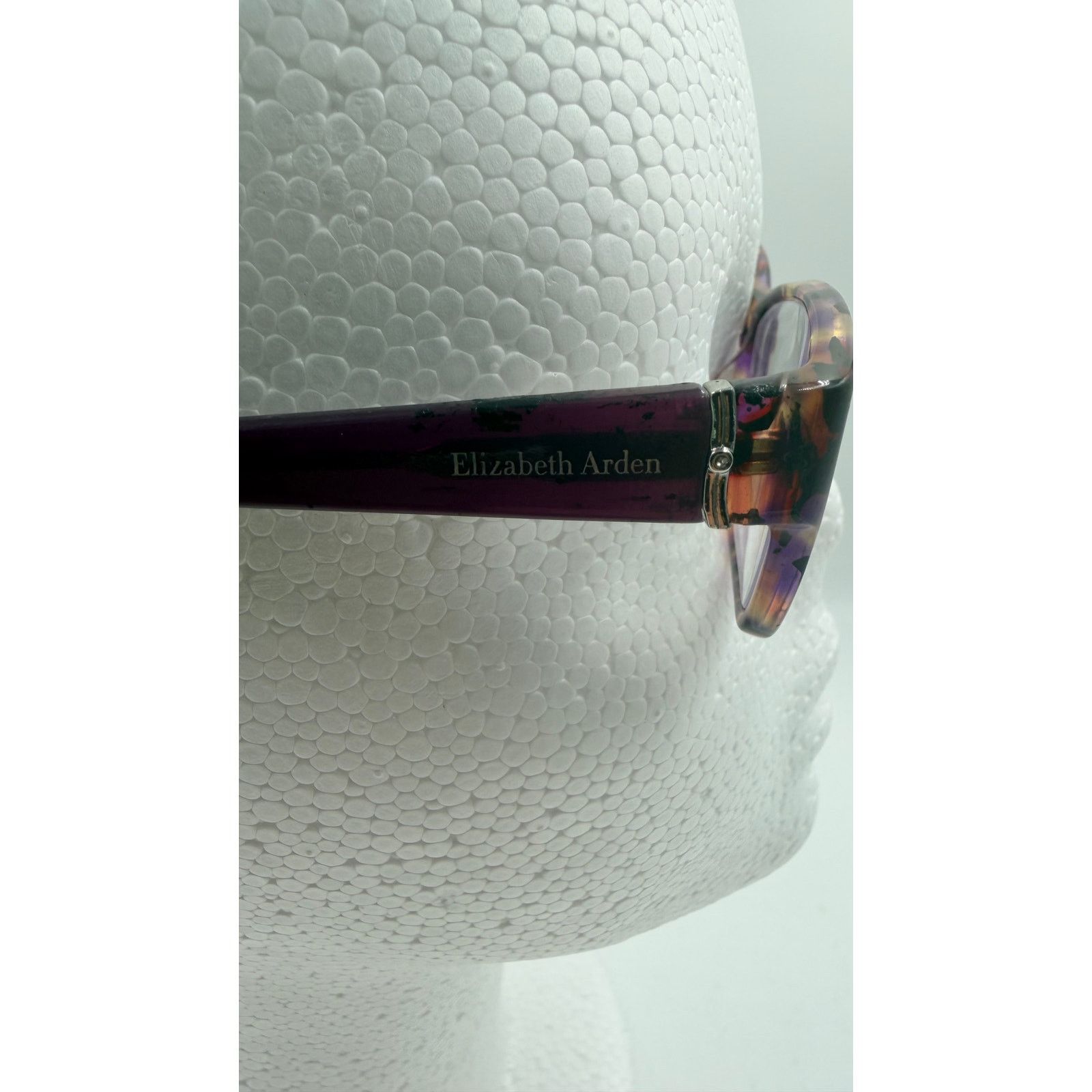 Other Elizabeth Arden Eyeglasses Frame EA6060-2 Purple Tortoise Size ONE SIZE - 3 Thumbnail