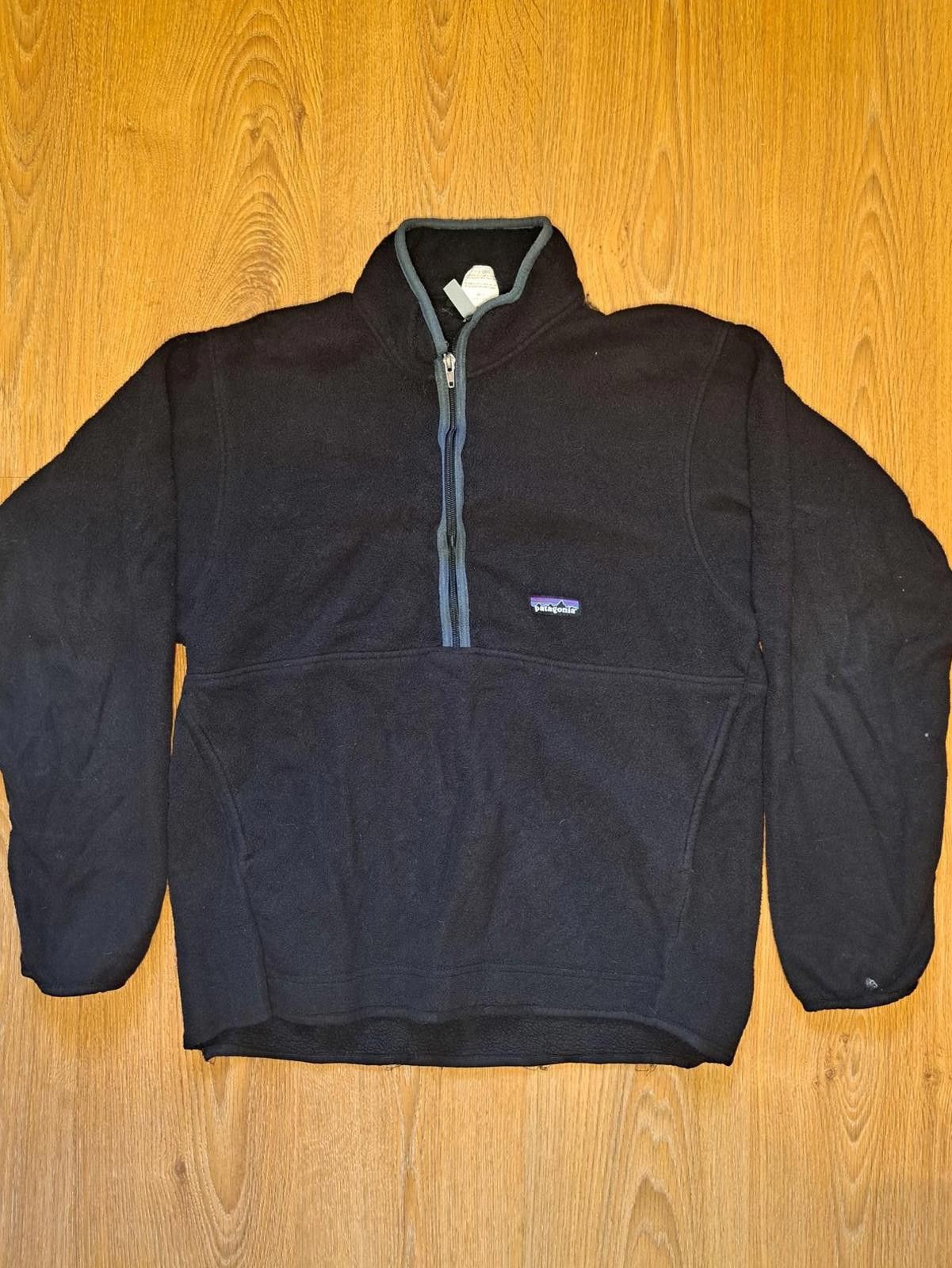 Patagonia VINTAGE 1984 Patagonia Synchilla Pullover Mens Medium Black Size US M / EU 48-50 / 2 - 1 Thumbnail