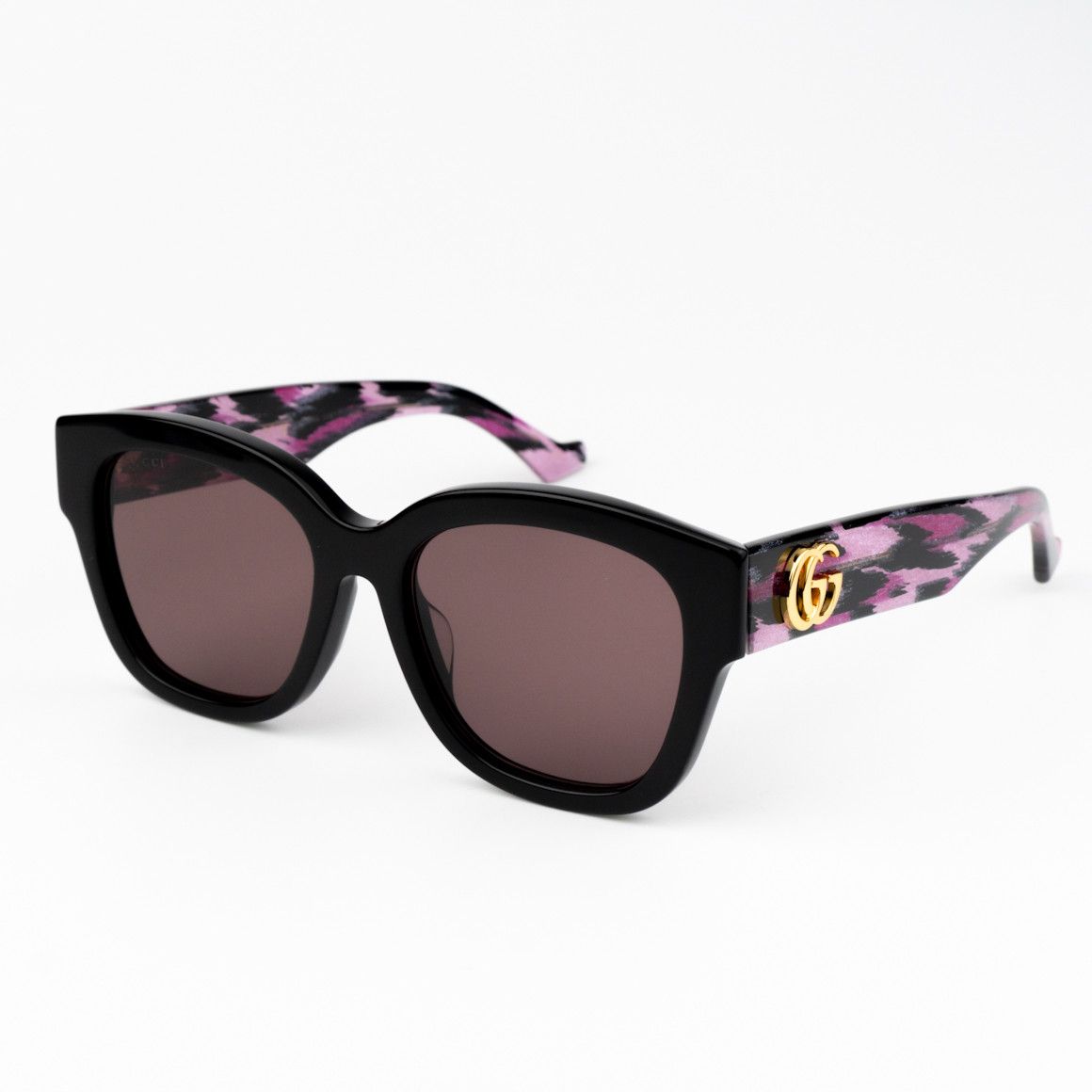 Gucci NEW Gucci GG1550SK 004 Black Red Women Square Sunglasses Size ONE SIZE - 4 Thumbnail