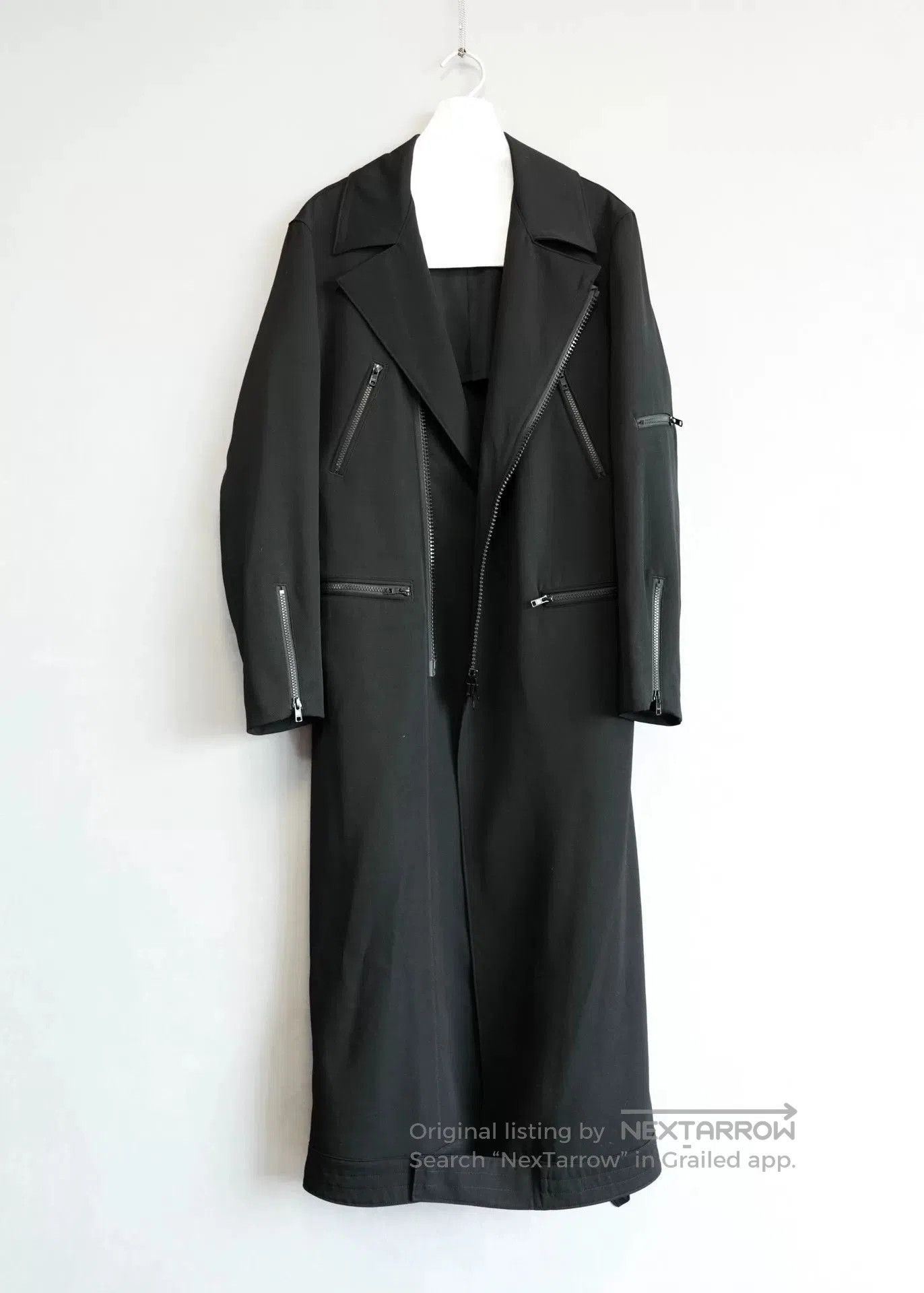 Yohji Yamamoto Yohji Yamamoto 20SS Zip Biker Wool Coat. Size US S / EU 44-46 / 1 - 1 Thumbnail