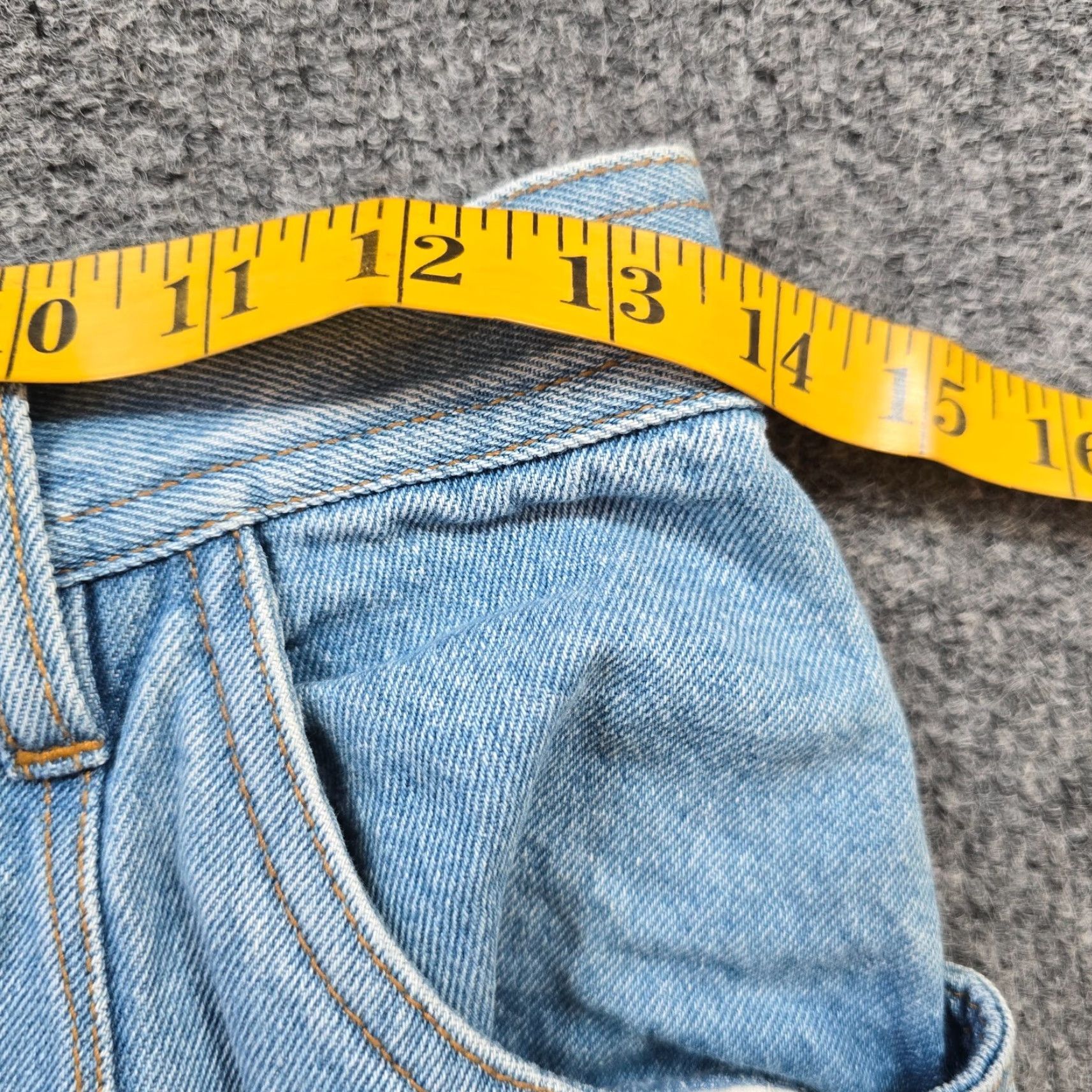 Vintage VINTAGE Together Jeans Womens Size 8 Denim Blue Floral Embroidered Pleated Taper 90S Womens jeans Size 30" / US 8 / IT 44 - 7 Thumbnail
