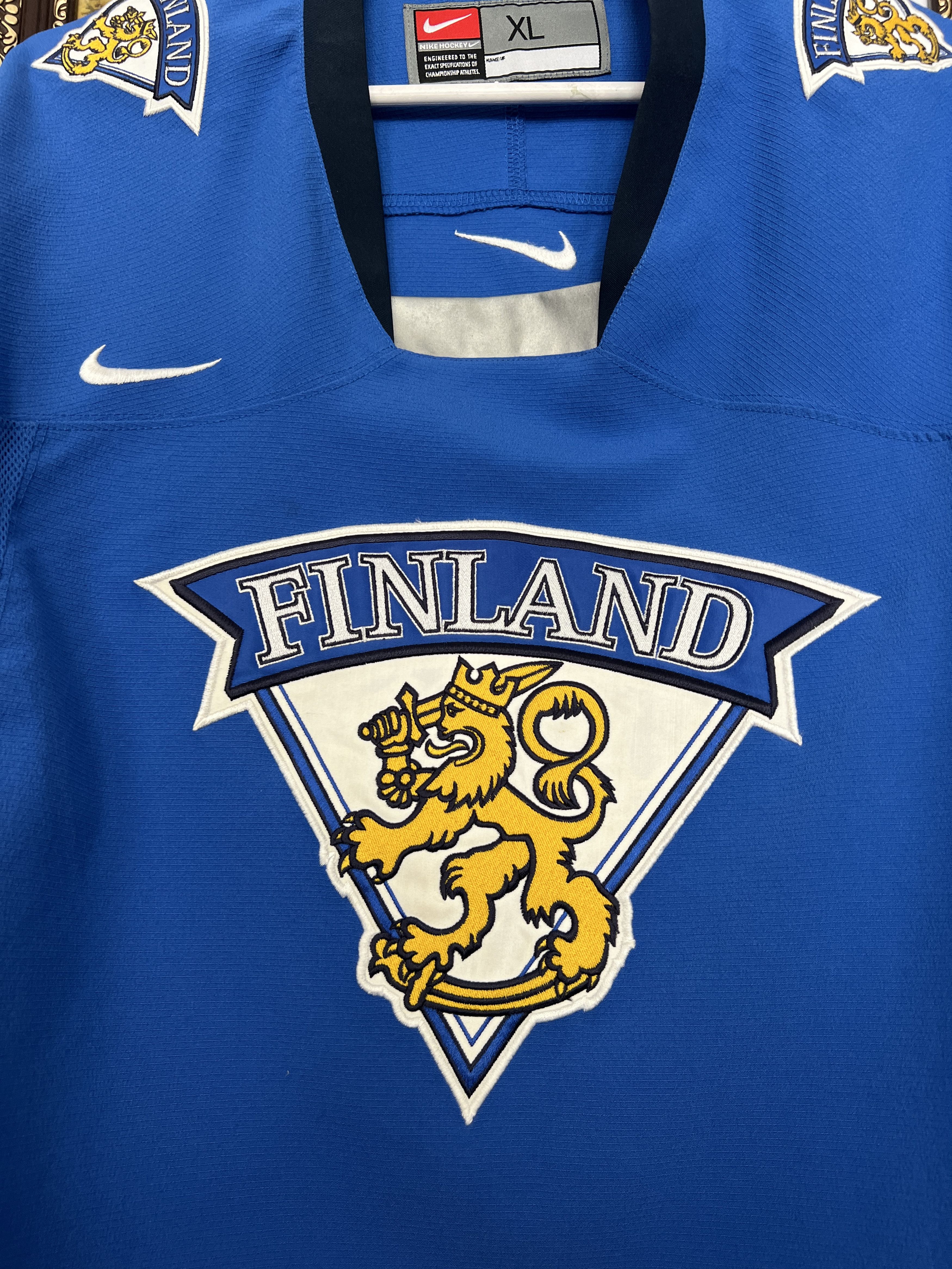 Nike Nike Finland Suomi National Team IIHF Hockey Jersey Olympic Size US XL / EU 56 / 4 - 4 Thumbnail