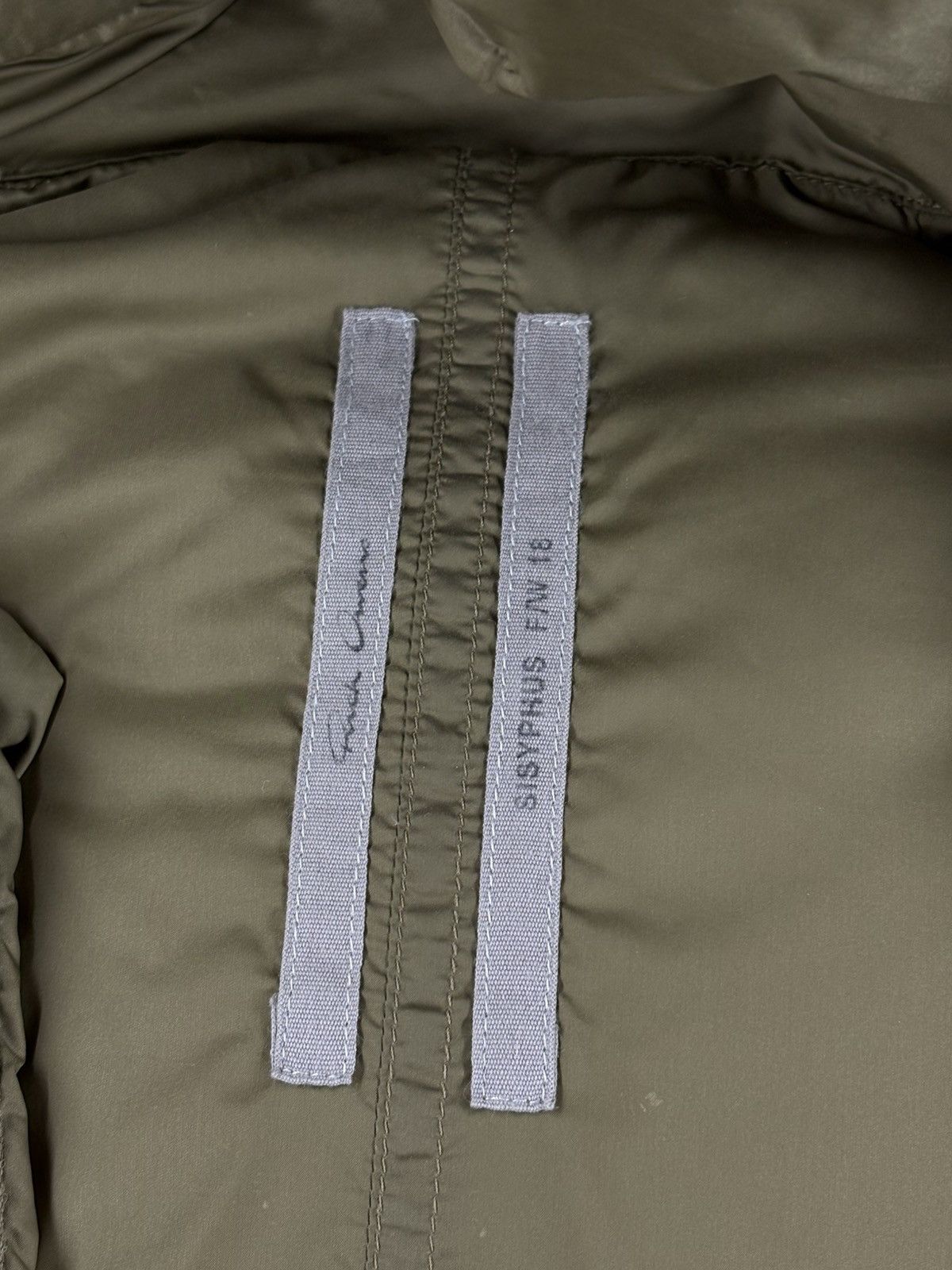 Rick Owens rick owens down jacket puffer khaki Size S / US 4 / IT 40 - 8 Thumbnail