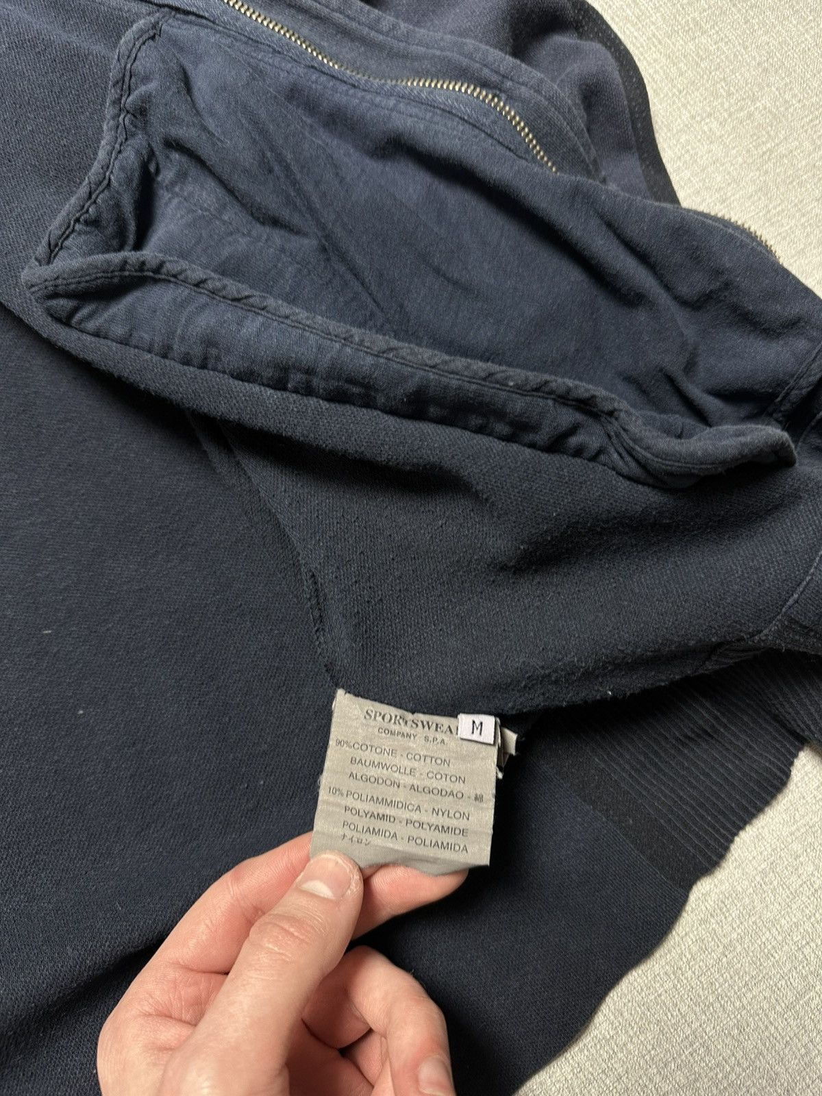 Stone Island × Vintage Stone Island Vintage Archive Clothing Zip Hoodie 2001 Size US M / EU 48-50 / 2 - 10 Thumbnail