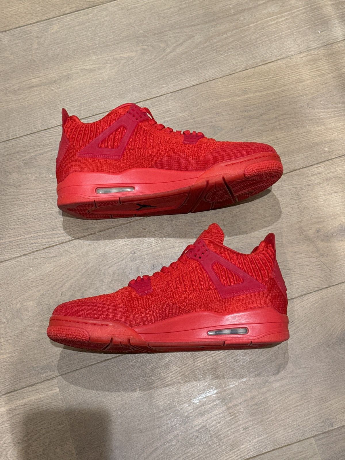 Jordan Brand Air Jordan 4 Flyknit 2019 Red Size US 12 / EU 45 - 2 Thumbnail