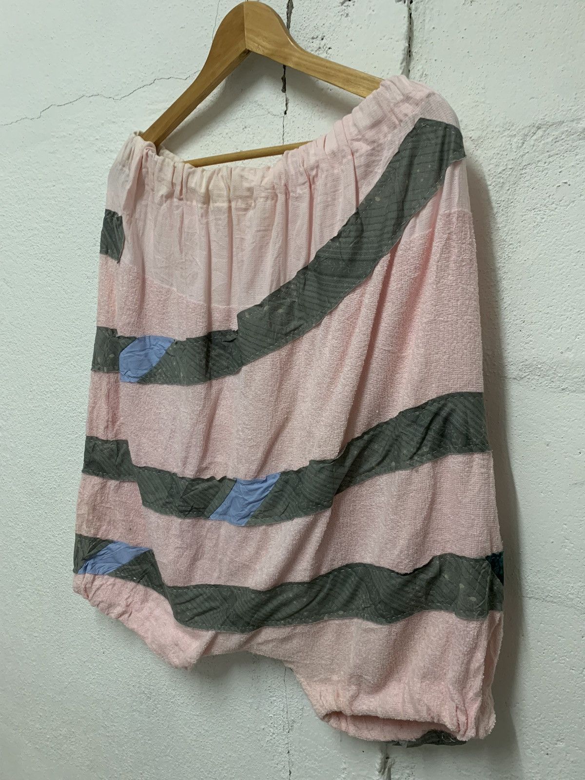 Vintage Courreges Dropcrotch velour short