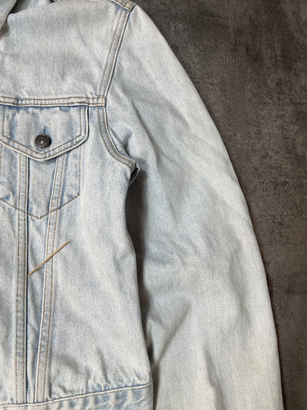 Levi's 🔥Offers🔥Levis Vintage Y2K Denim Jacket Rare Baby Blue Size XS / US 0-2 / IT 36-38 - 21 Thumbnail