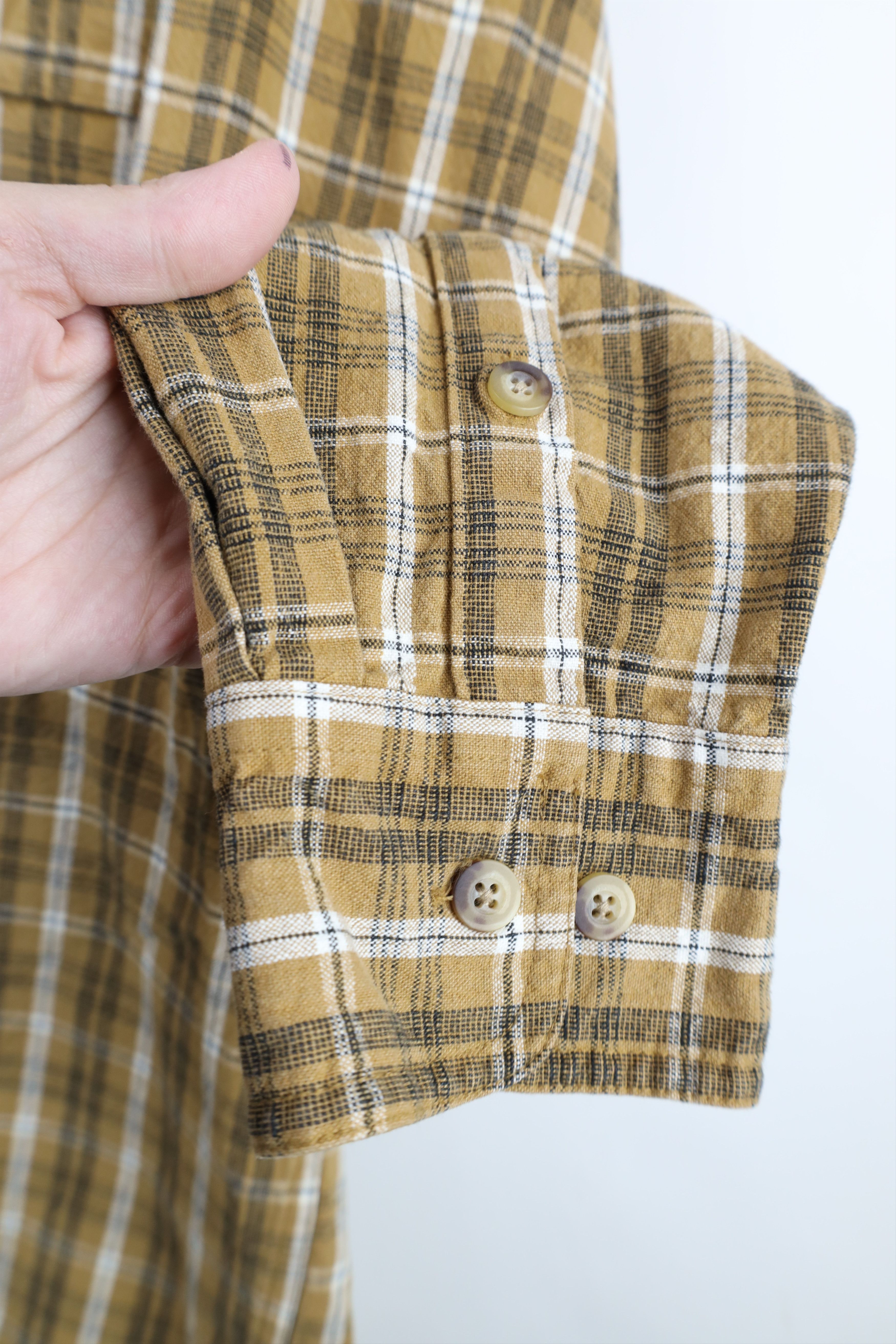 Cabelas Vintage 90s Cabelas Heavyweight Collared Button Shirt Plaid Size US XL / EU 56 / 4 - 4 Thumbnail