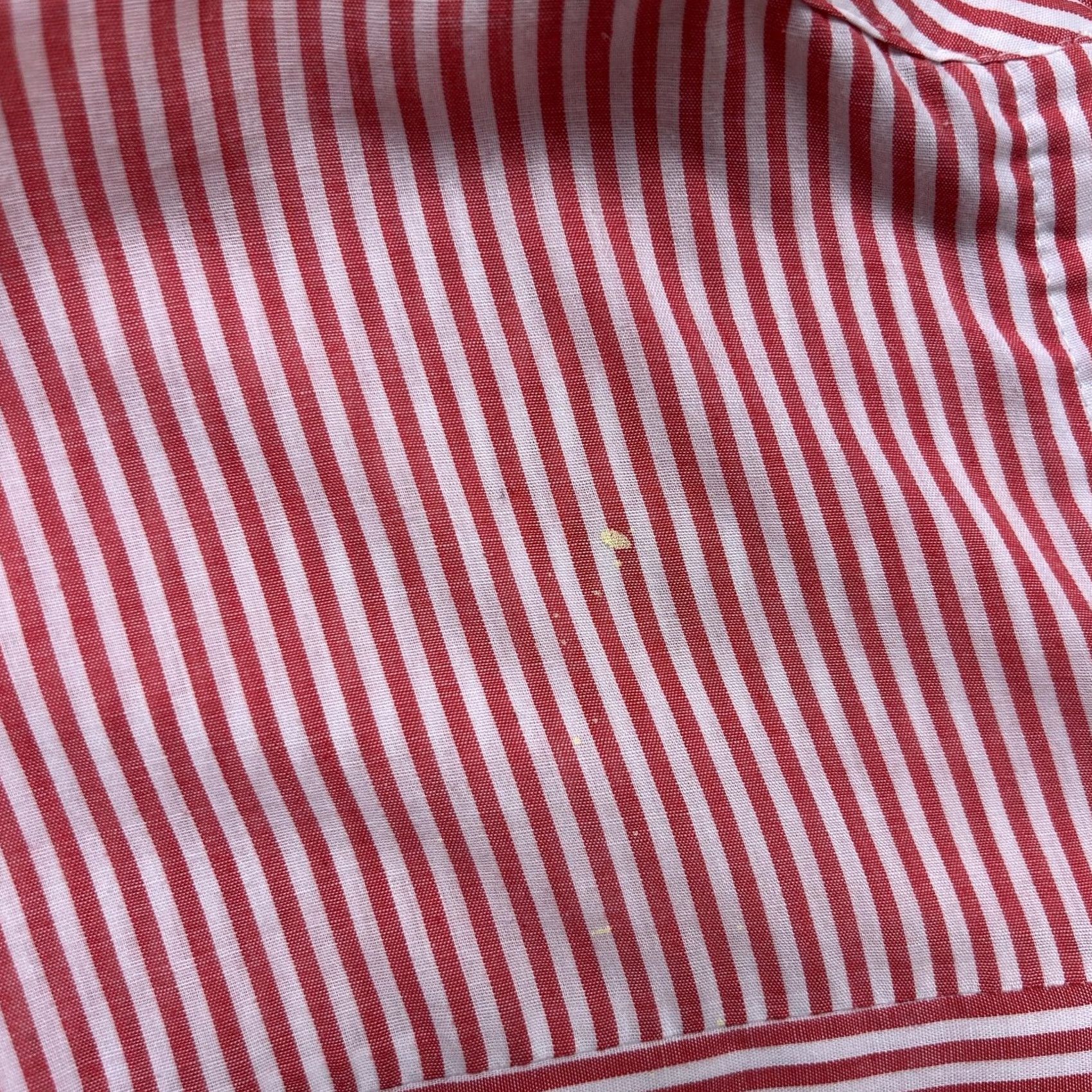 Vintage VINTAGE Gary-Cees Shirt Womens XL Red Stripe 3/4 Sleeve Band Collar Made In USA Size XL / US 12-14 / IT 48-50 - 3 Thumbnail