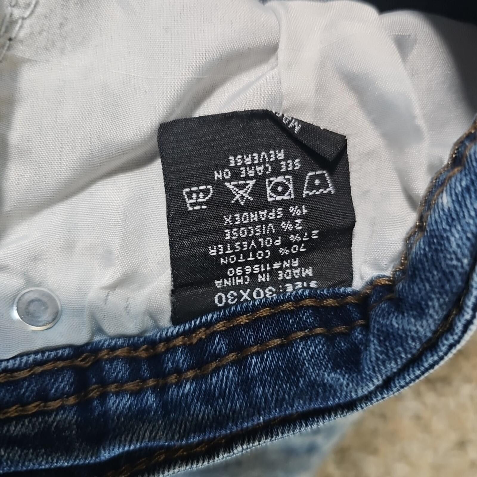 Other Refinery Republic Men's Jeans Distressed 30X30 Size US 30 / EU 46 - 4 Thumbnail
