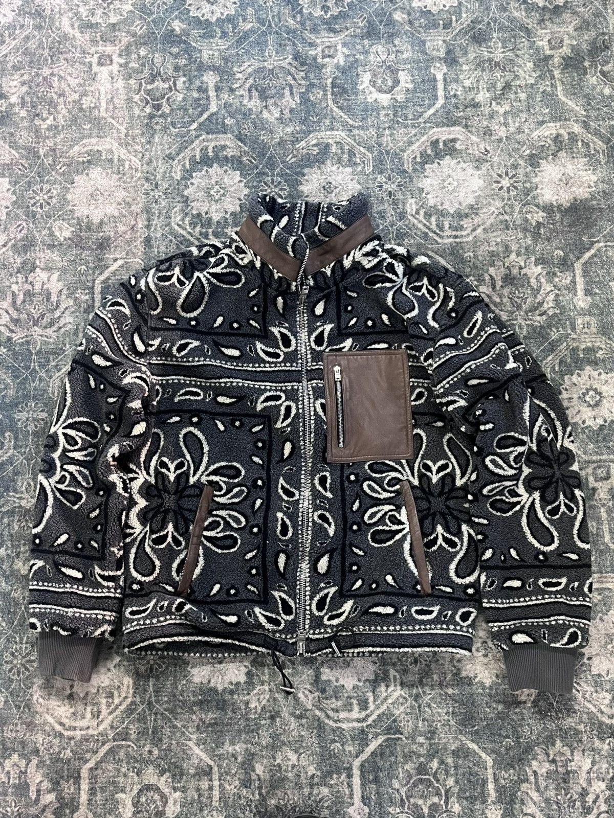 Amiri Amiri Bandana Fleece Jacket Size US XL / EU 56 / 4 - 1 Thumbnail