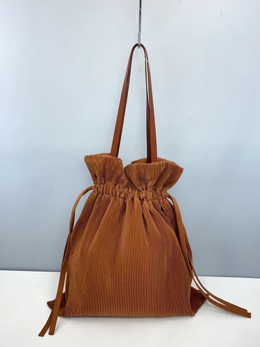 Y's × Yohji Yamamoto Pleated Drawstring Tote Bag Size ONE SIZE - 3 Thumbnail