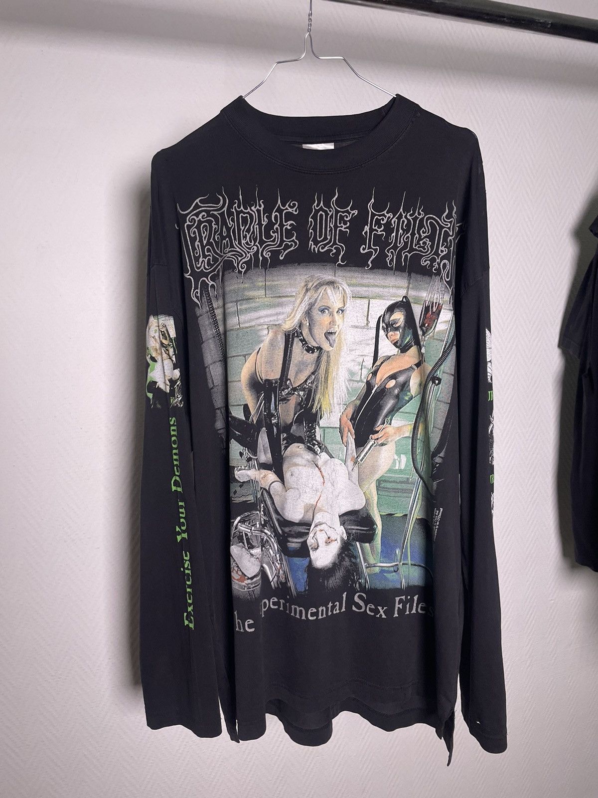 Vintage 1998 Cradle Of Filth Experimental Sex Files Longsleeve | Grailed