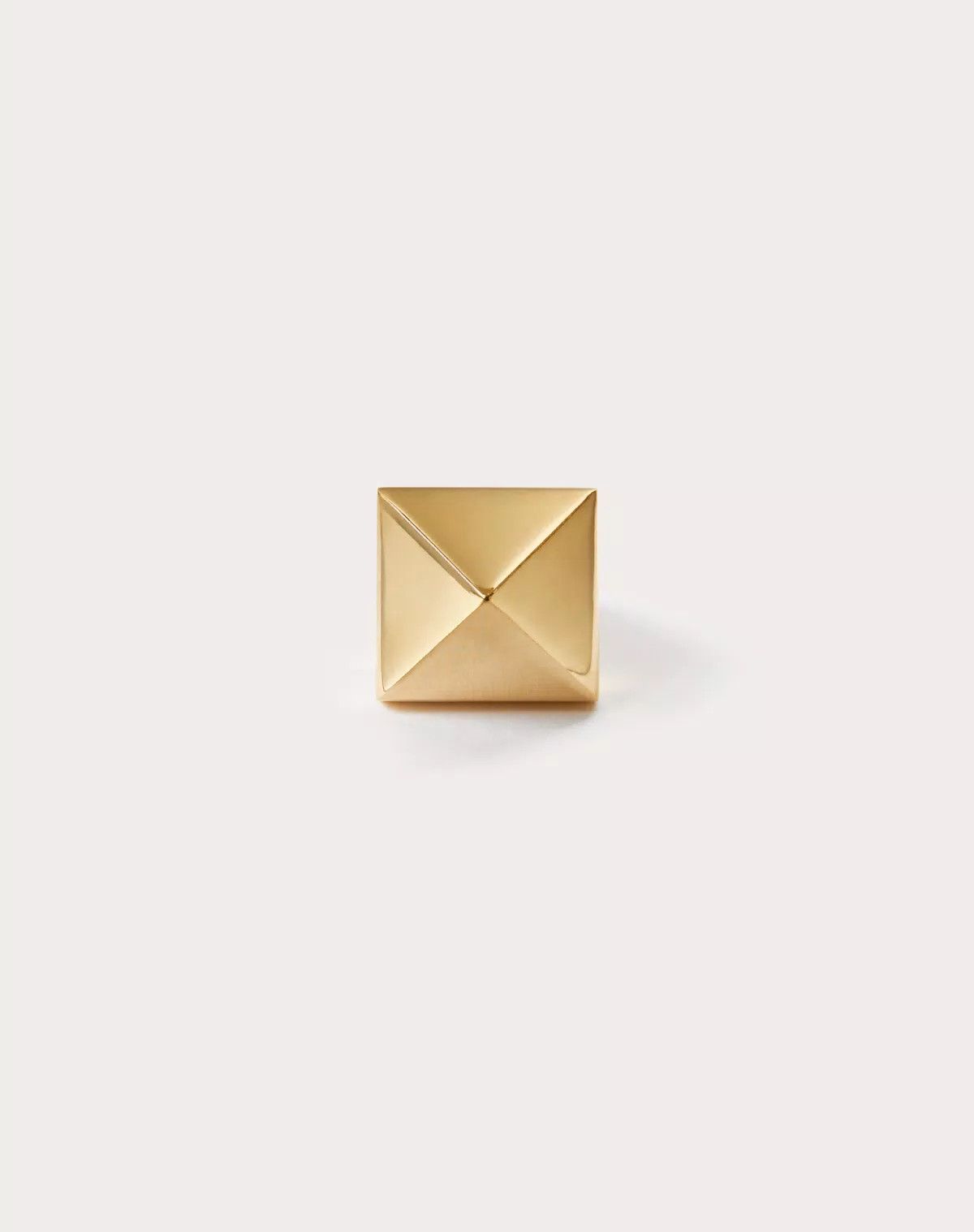 Valentino oc11z0725 Size:Medium/ Metal Rockstud Ring in Golden Size ONE SIZE - 2 Thumbnail