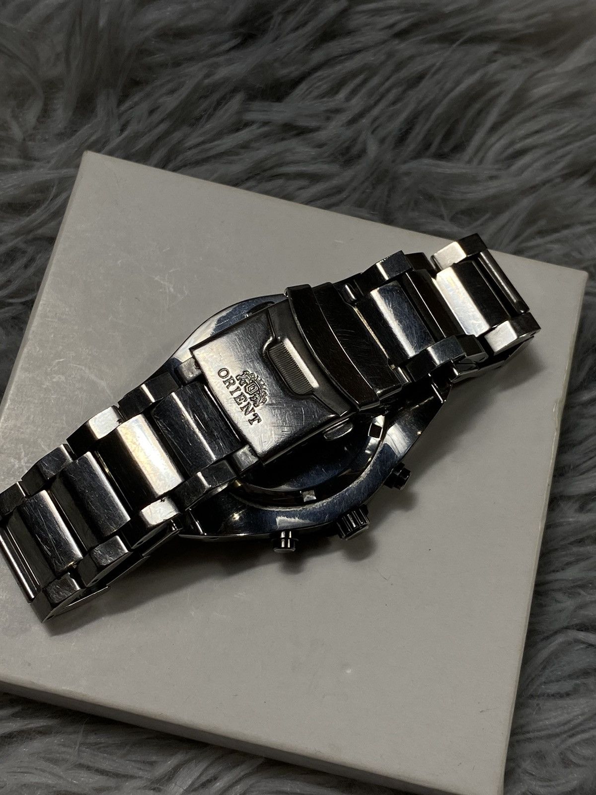 Orient × Vintage Orient Chronograph 100M Classic Style Japanese Brand Size ONE SIZE - 13 Thumbnail