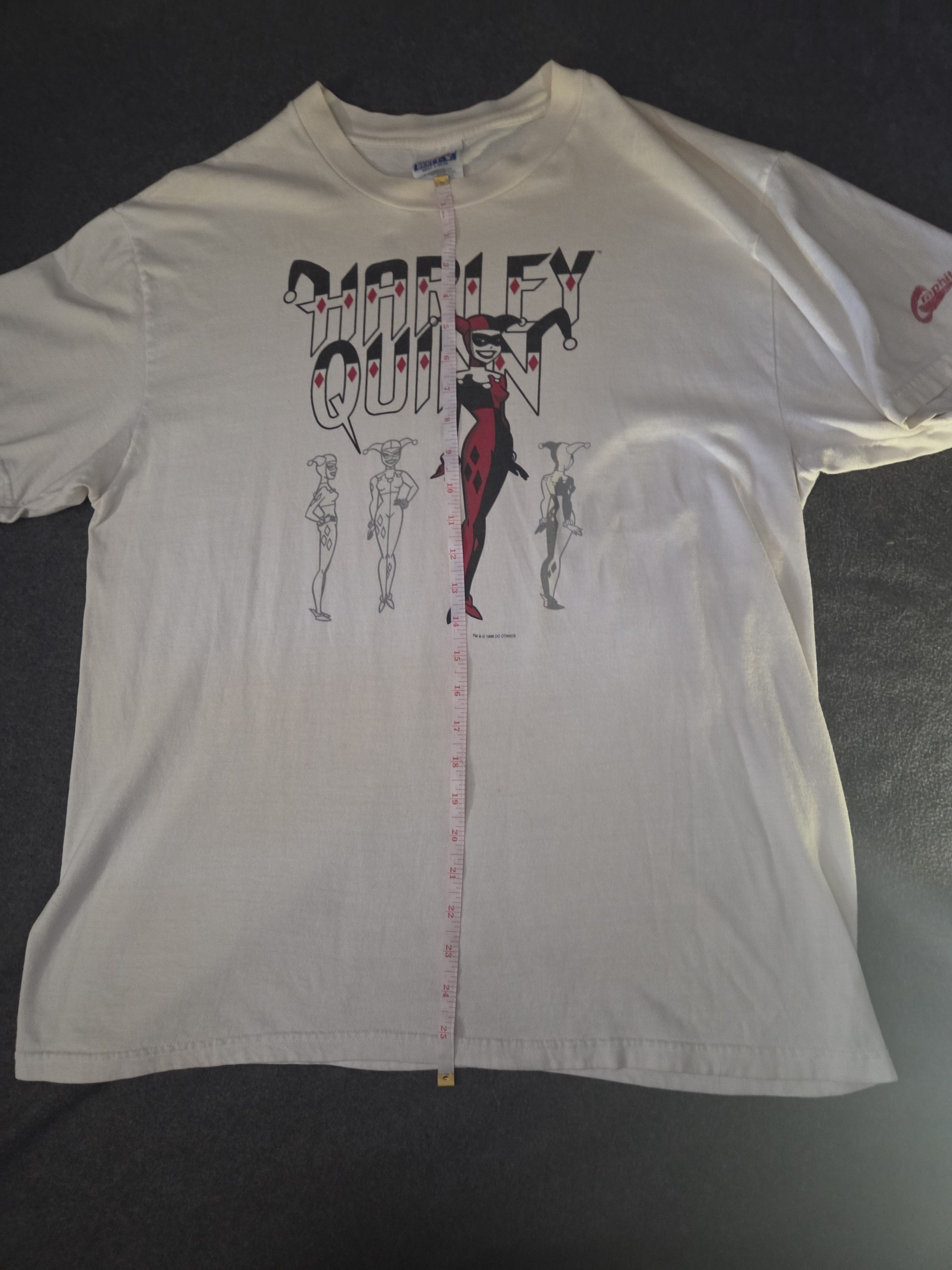 Hanes Harley Quinn Vintage Original Tee 1998 Good Condition Size US L / EU 52-54 / 3 - 6 Thumbnail