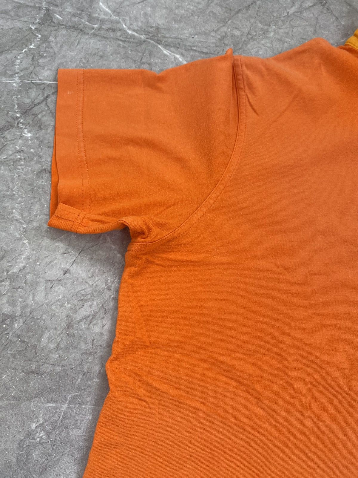 Nike Vintage Y2K Nike Big Logo “ESCAPE THE CITY” Orange Polo Size US L / EU 52-54 / 3 - 17 Thumbnail