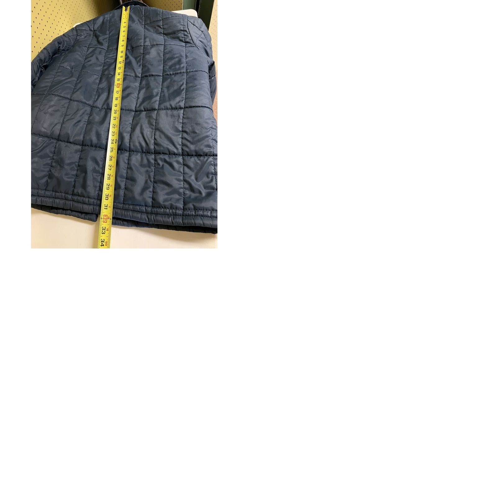 Vintage VINTAGE Shearling Mens XL Sportsmaster Blue Nylon High Pile Fleece Zip Jacket Quilted Winter Size US XL / EU 56 / 4 - 9 Thumbnail