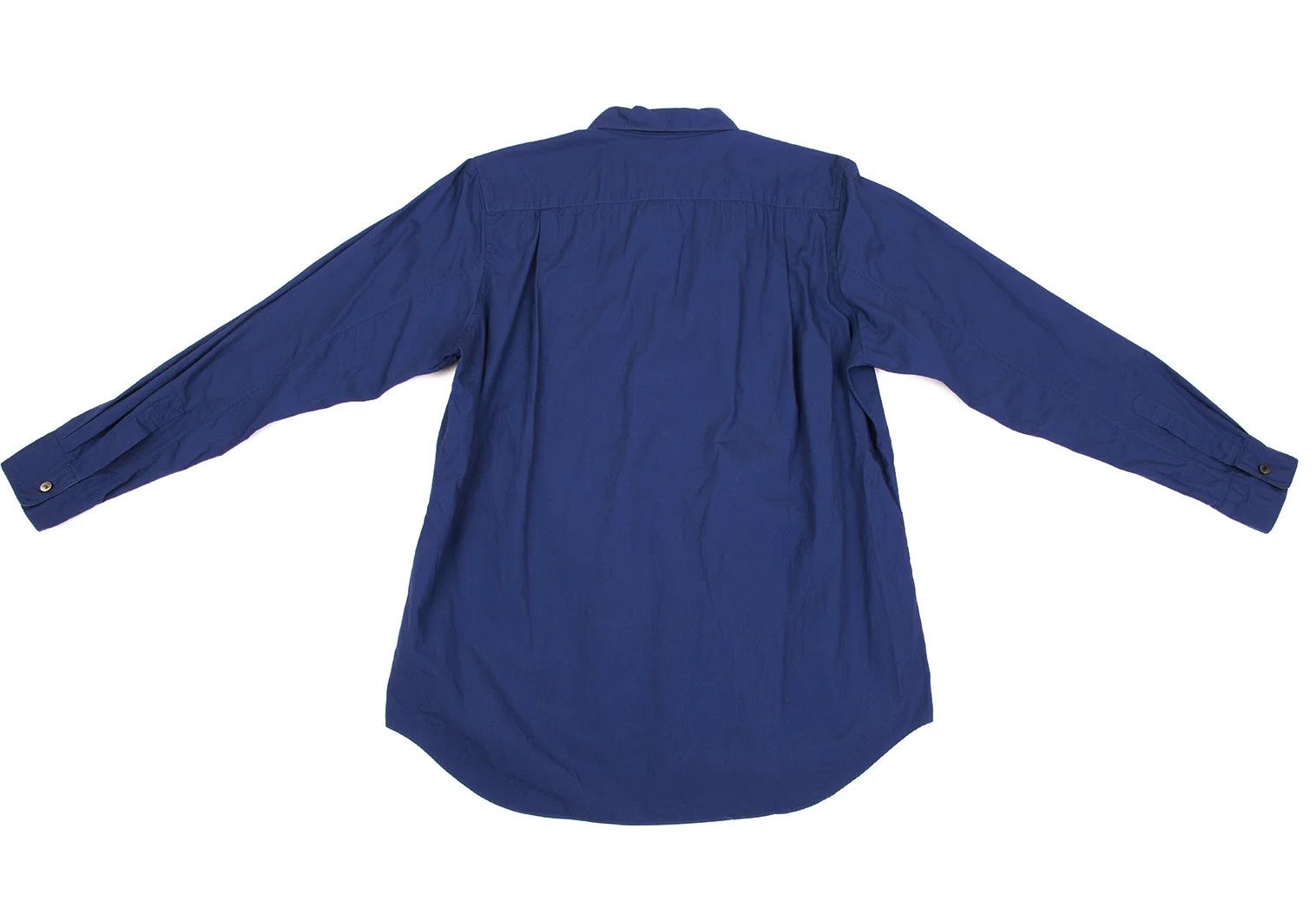 Comme des Garcons Homme Plus Cotton Regular Collar Long Sleeve Shirt Blue S Size US S / EU 44-46 / 1 - 12 Thumbnail