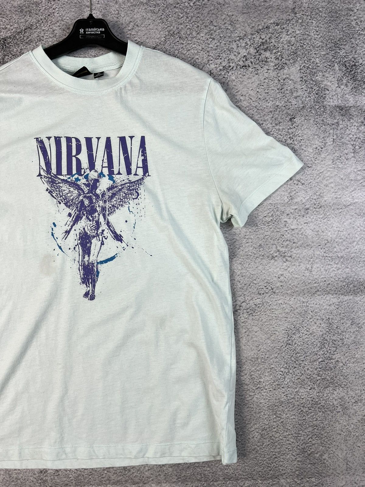Band Tees × Nirvana Nirvana in utero big logo T-shirt Size US M / EU 48-50 / 2 - 3 Thumbnail