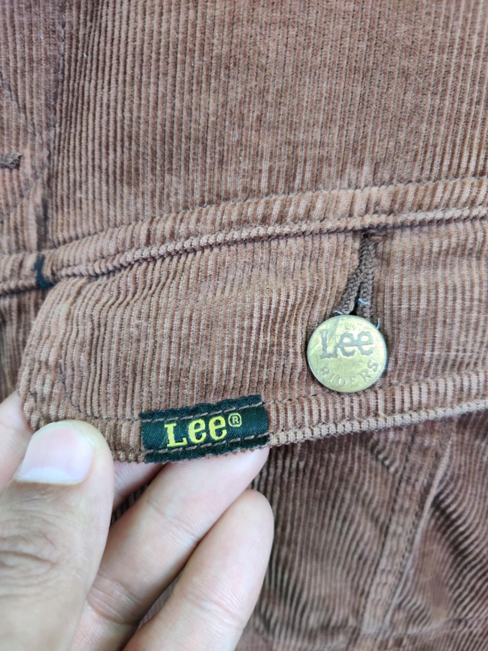 Lee Vintage Lee Storm Rider Coduroy Trucker Jacket Size US L / EU 52-54 / 3 - 10 Thumbnail
