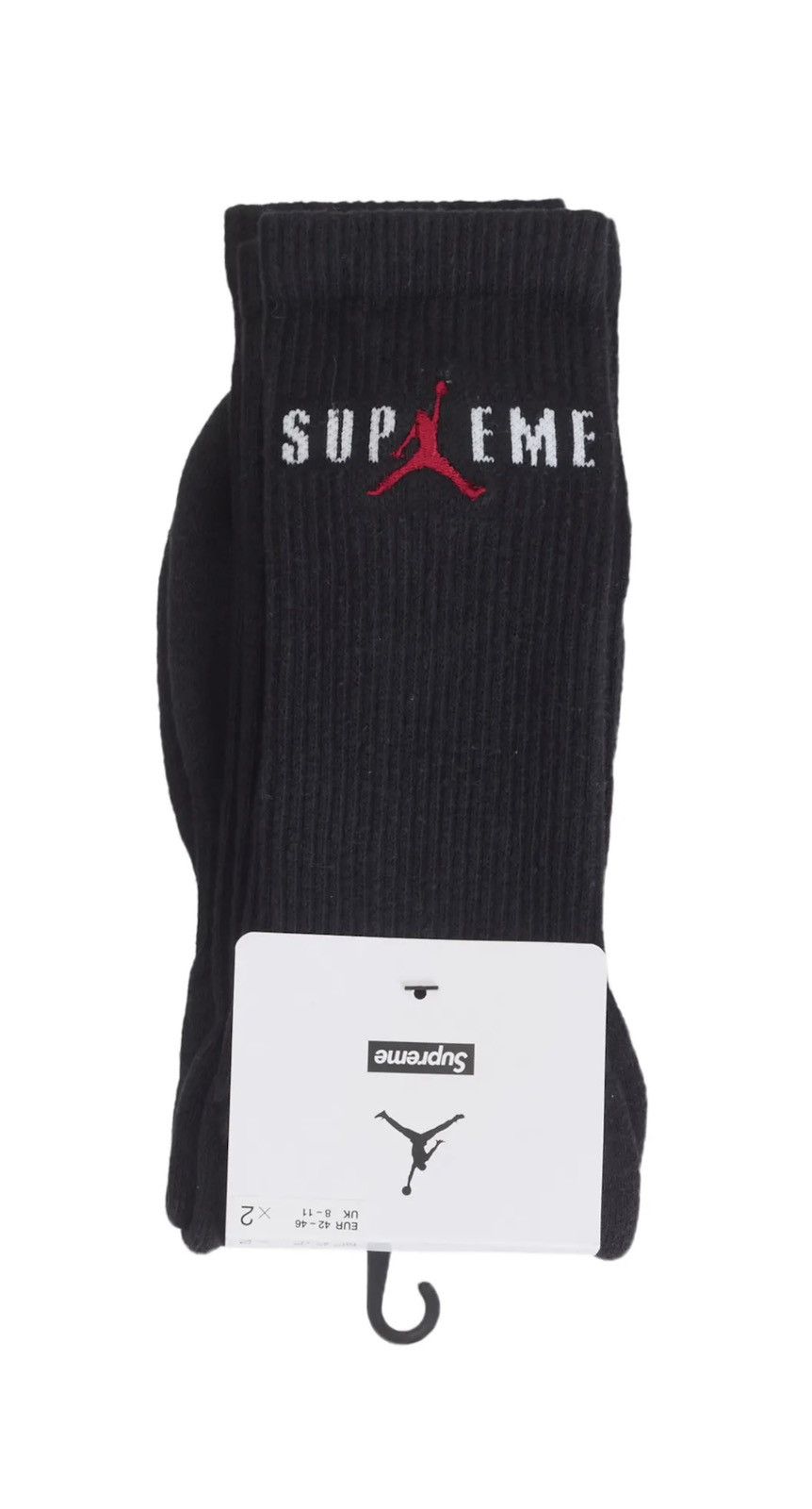 Supreme Supreme/Jordan Crew socks (2 Pack) | Grailed