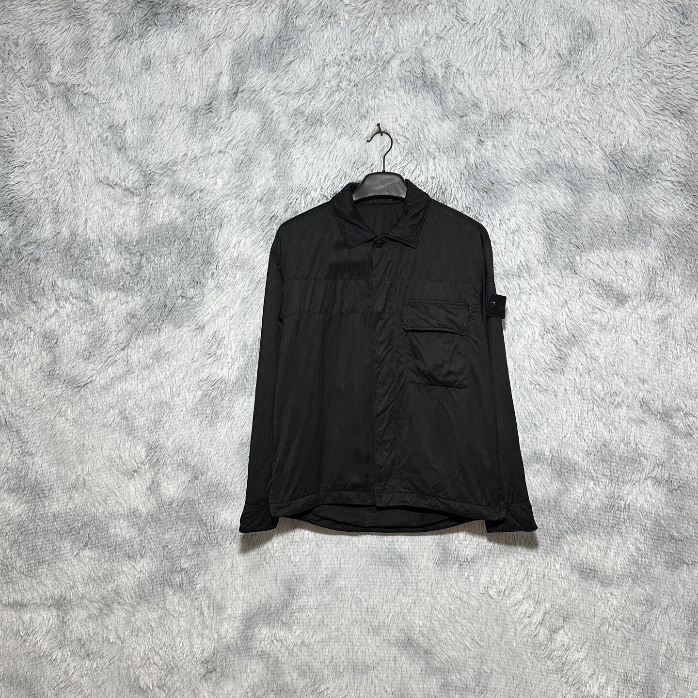 Stone Island black satin nylon jacket from stone island Size US S / EU 44-46 / 1 - 1 Thumbnail