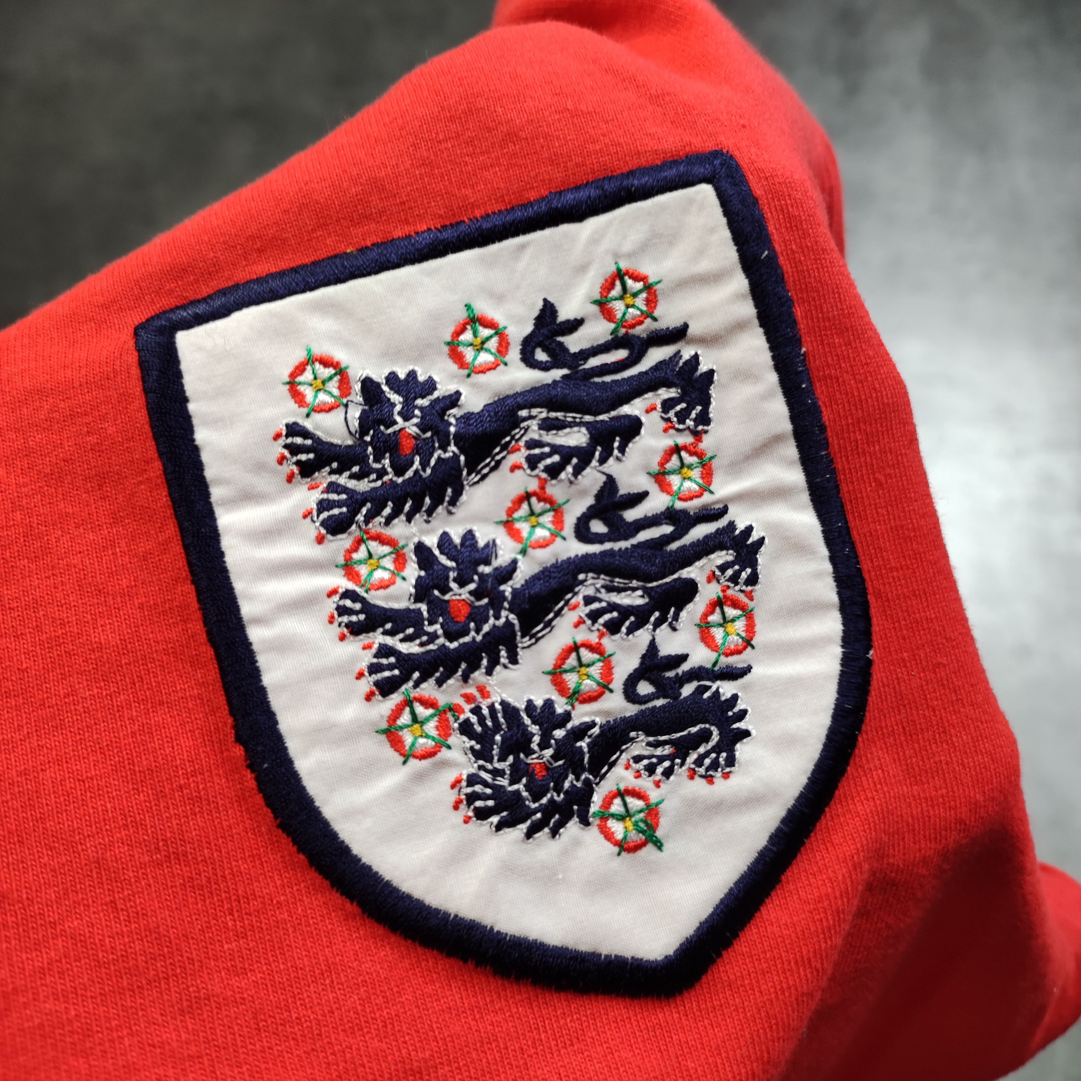Umbro × Vintage RARE 90s England x Umbro Home Football Longsleeve Jersey Size US L / EU 52-54 / 3 - 6 Thumbnail